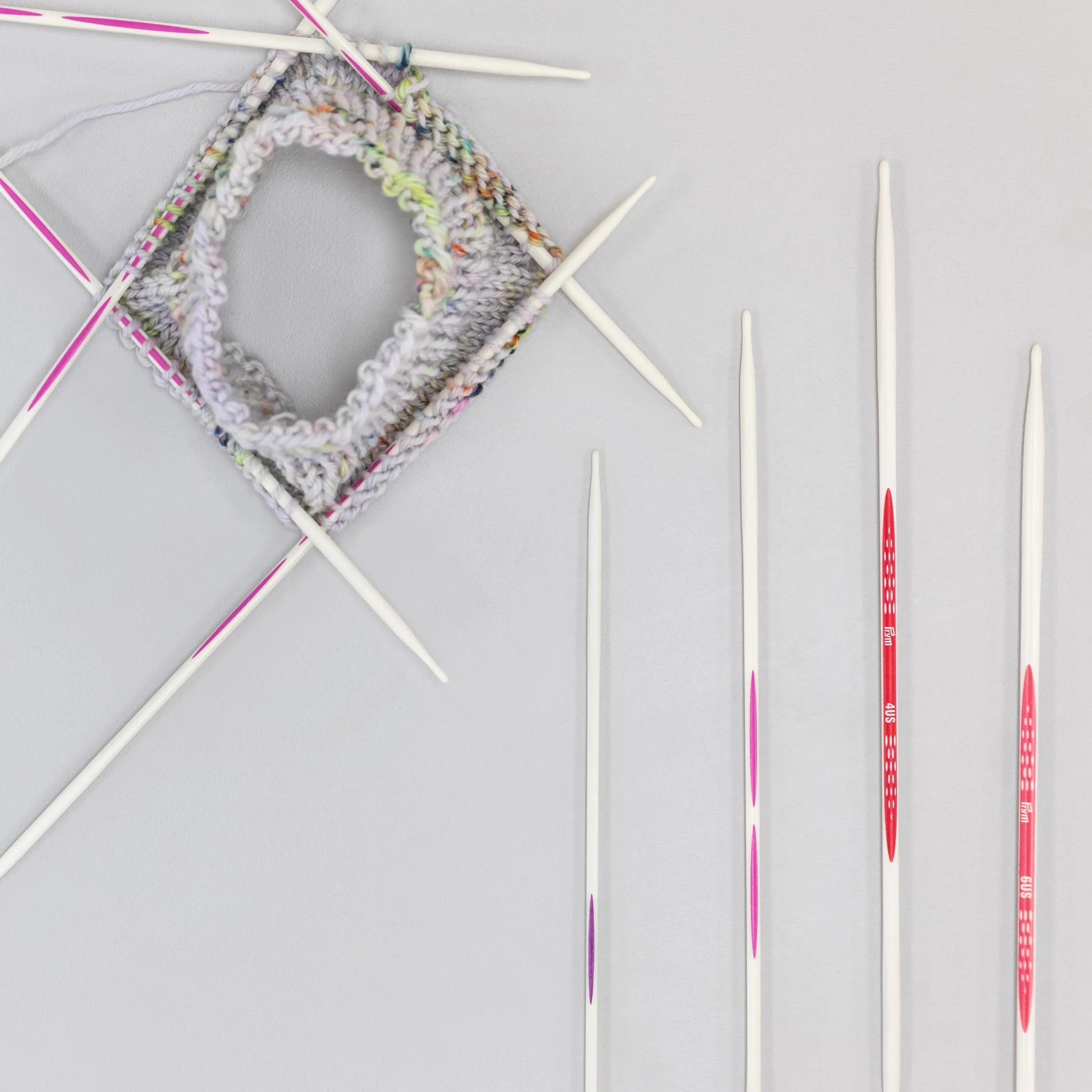 8" Ergonomic Double Point Knitting Needles Set - Image 5