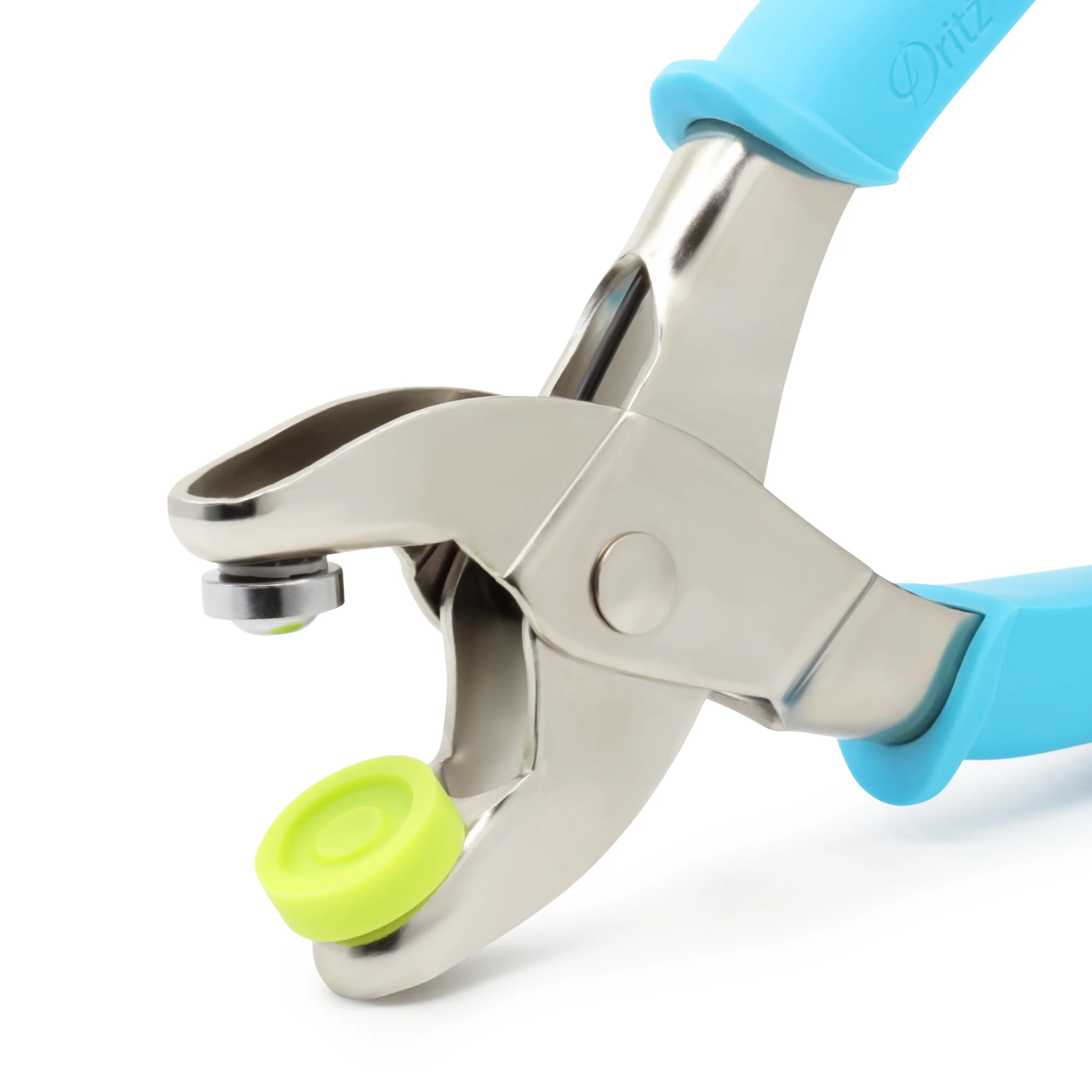 Eyelet Pliers for 5/32" & 1/4" Eyelets, Turquoise - Image 2