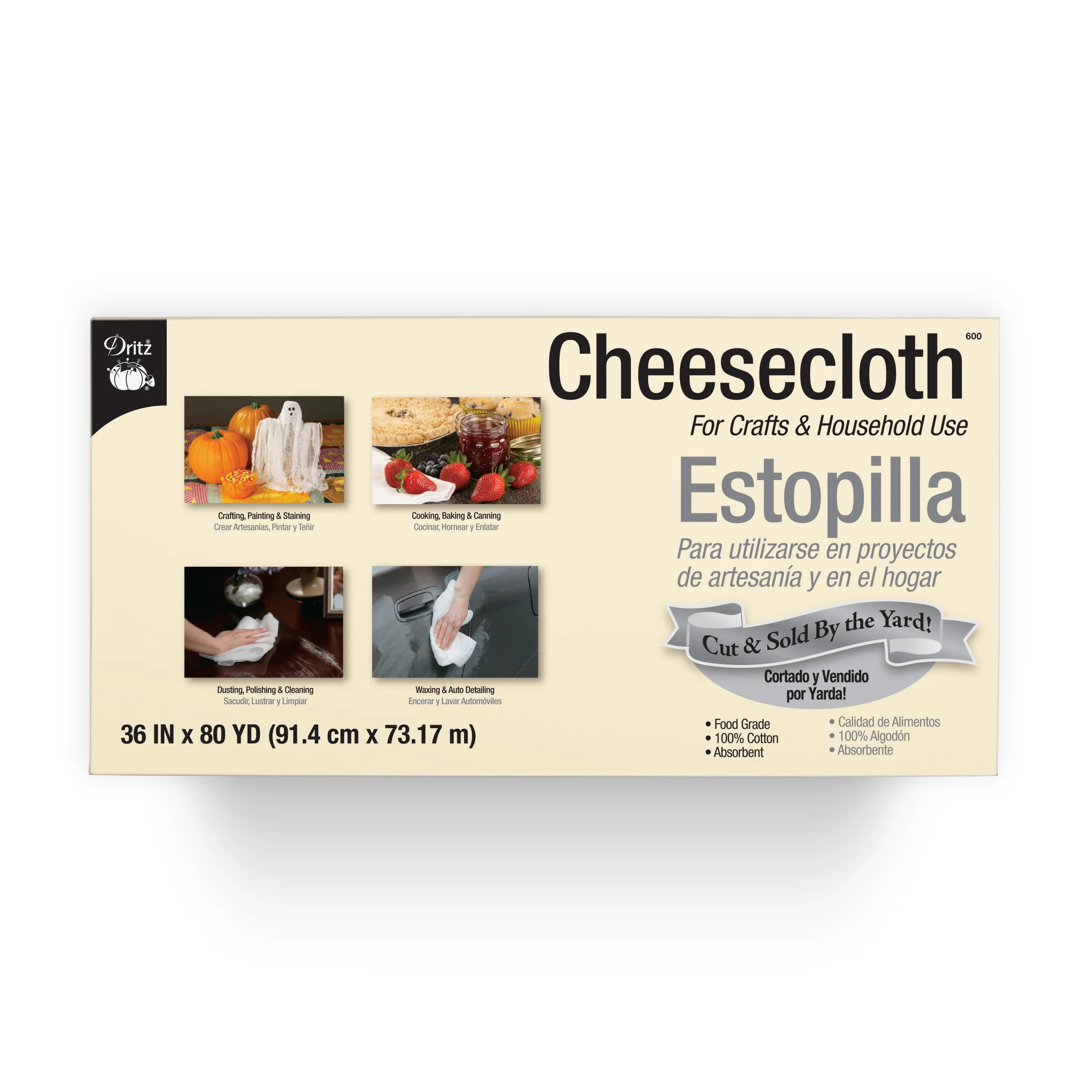 36" Cheesecloth, 80 yd - Image 5