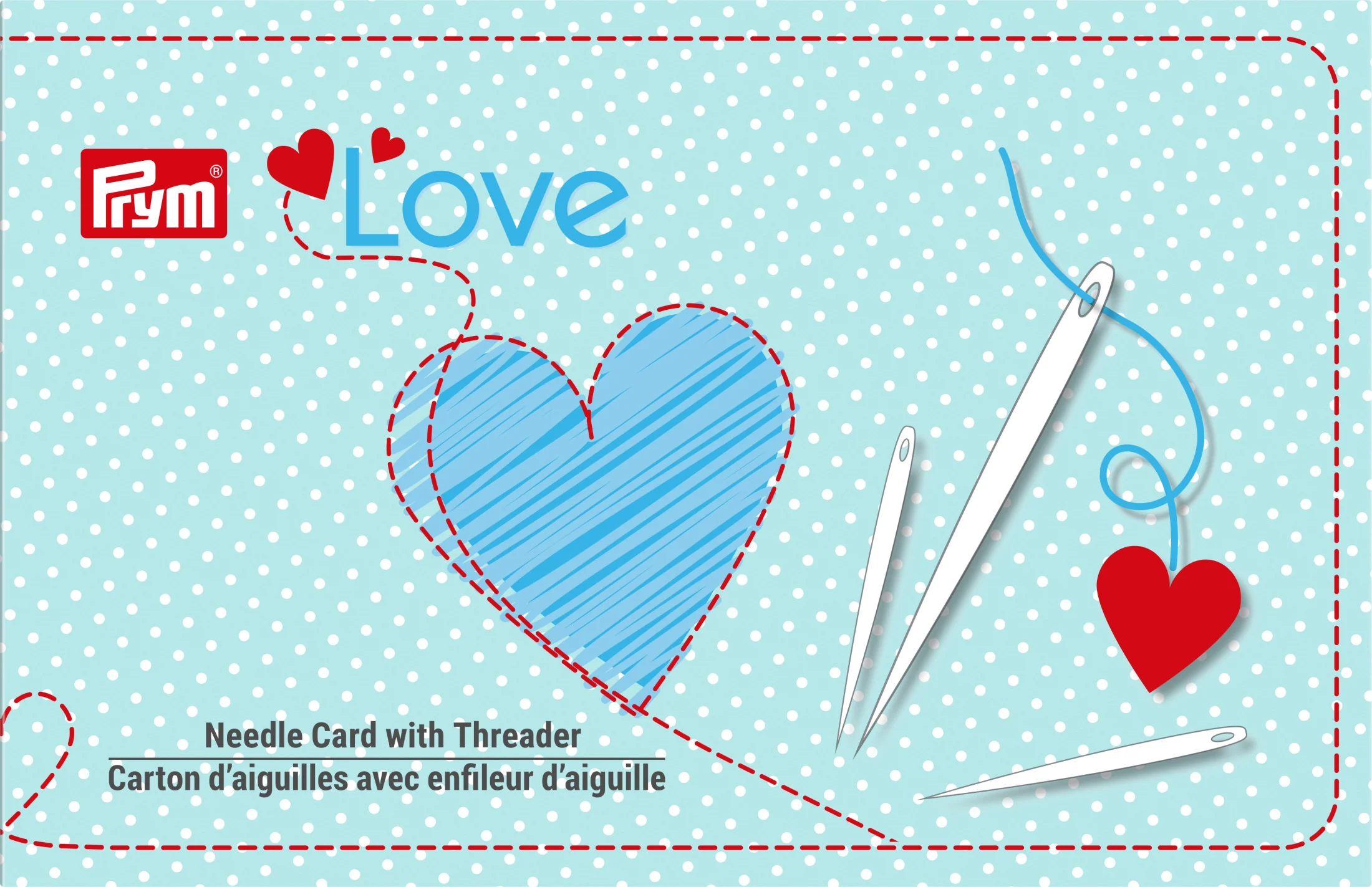 Needle Card with Sharps, Darners & Threader