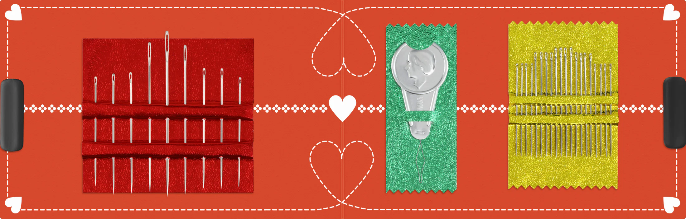 Needle Card with Sharps, Darners & Threader - Image 2