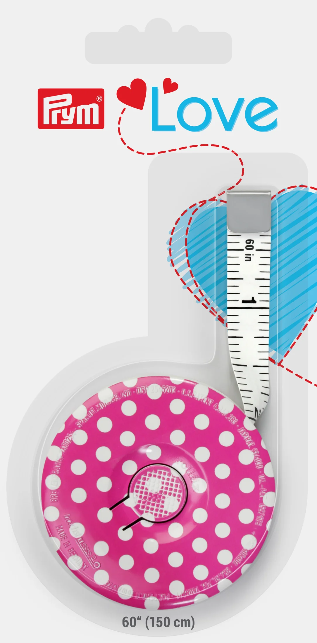 60" Retractable Spring Tape Measure