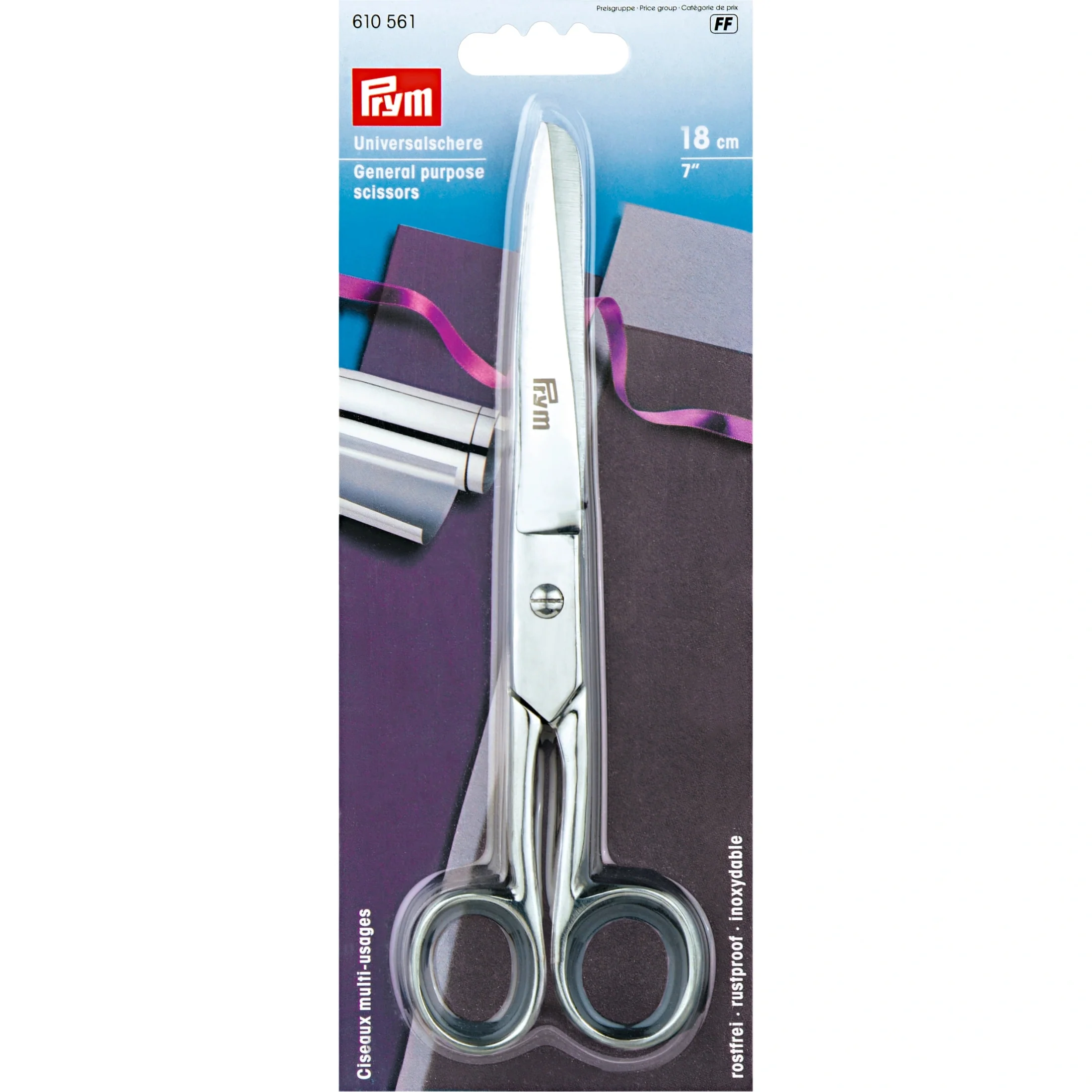 7" General Purpose Scissors, Stainless Steel