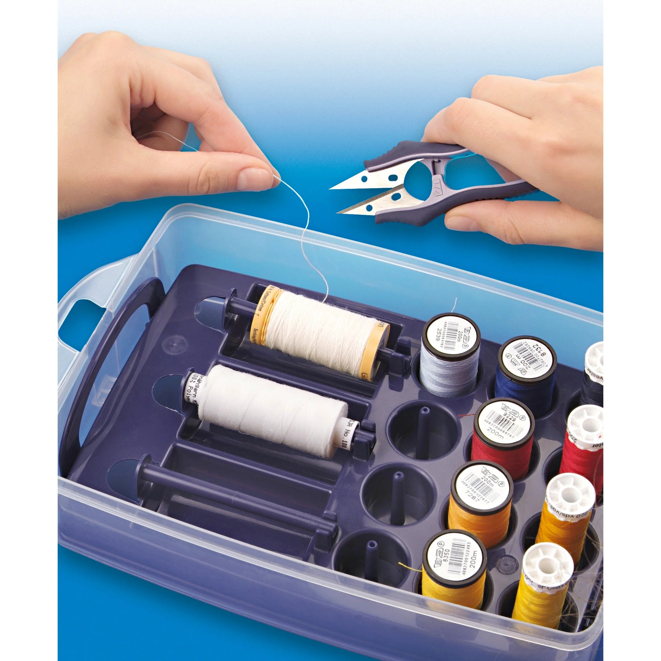 Click Box with Thread Sorting Inserts, Clear - Image 3