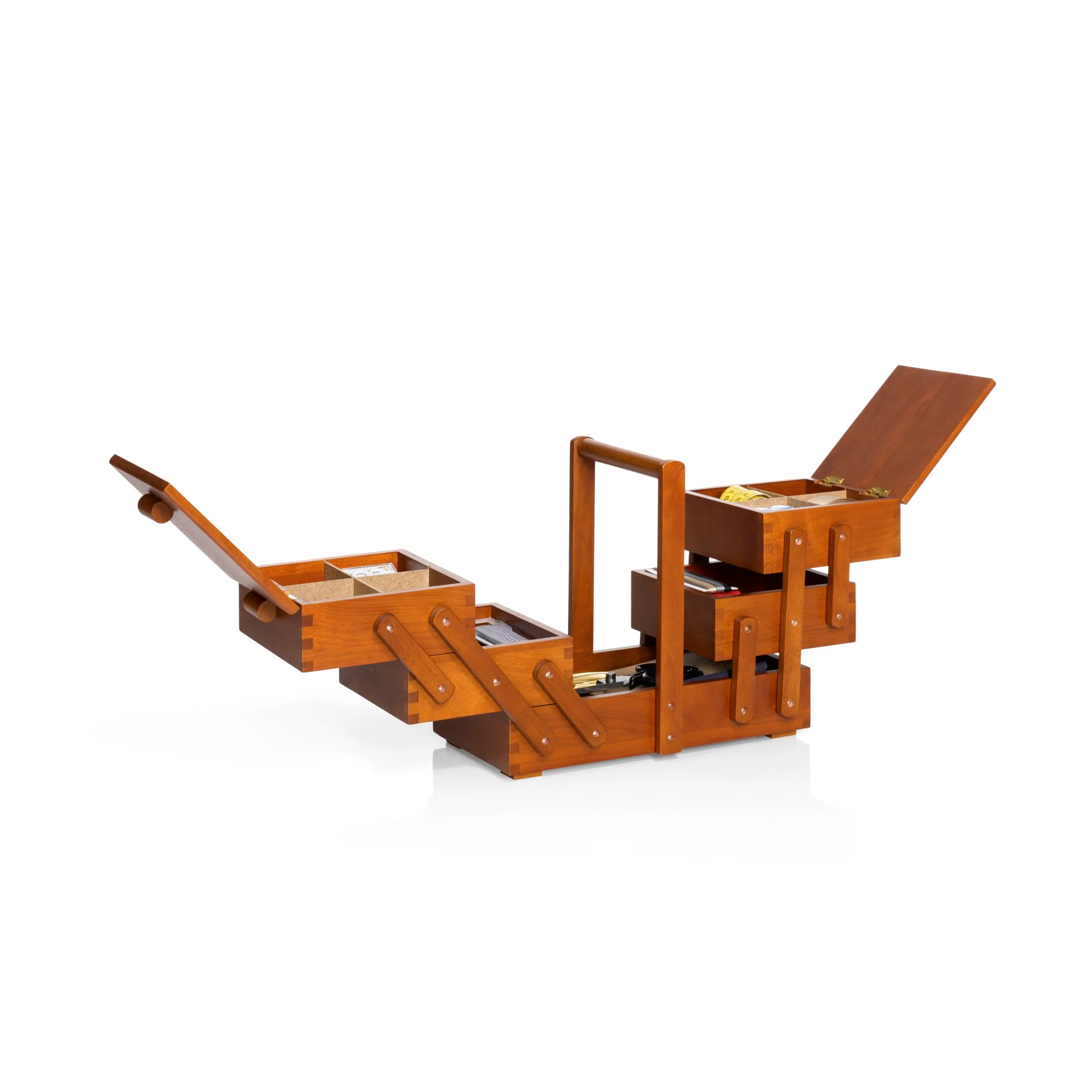 Dark Wood Sewing box - Image 3