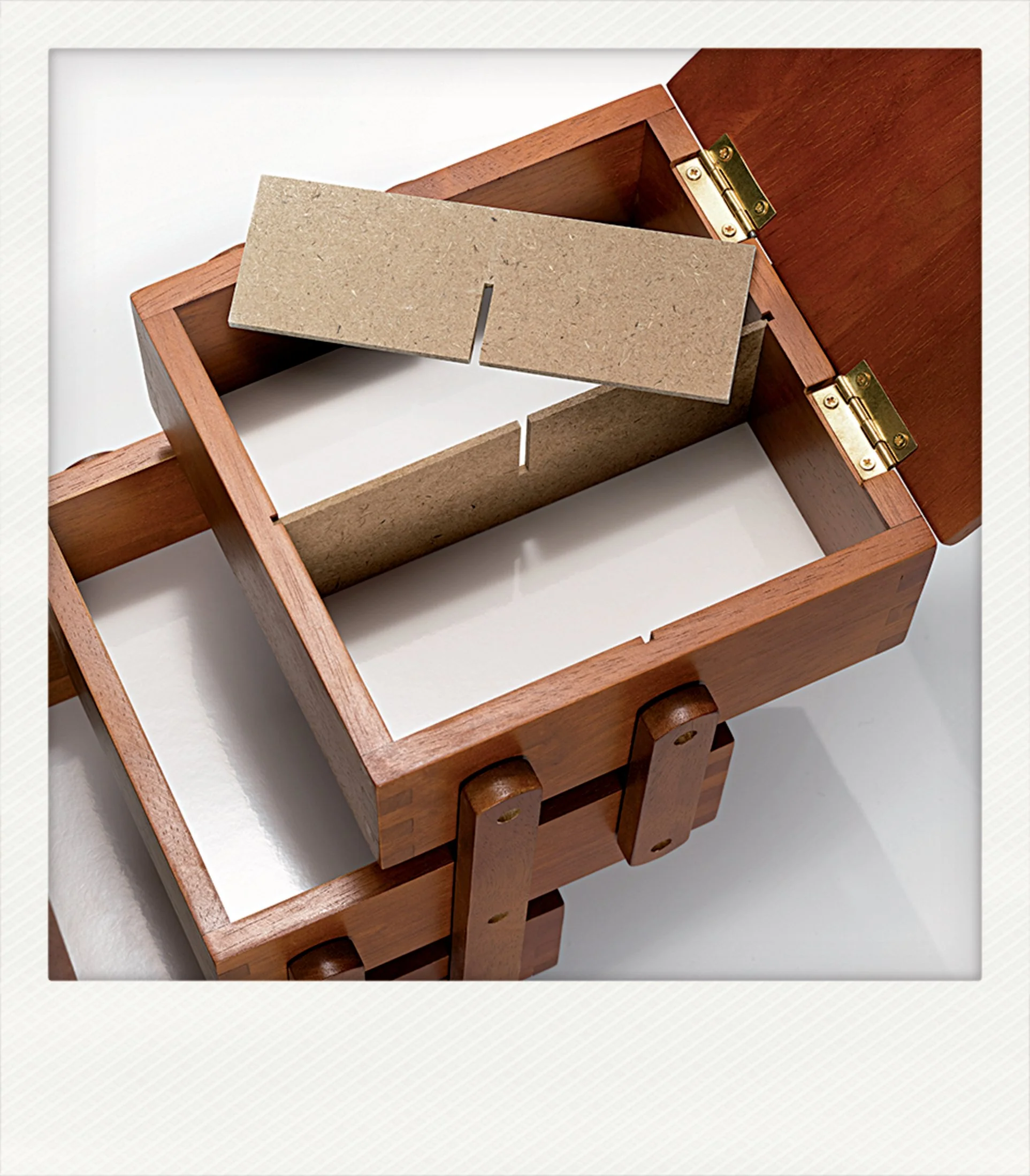 Dark Wood Sewing box - Image 4