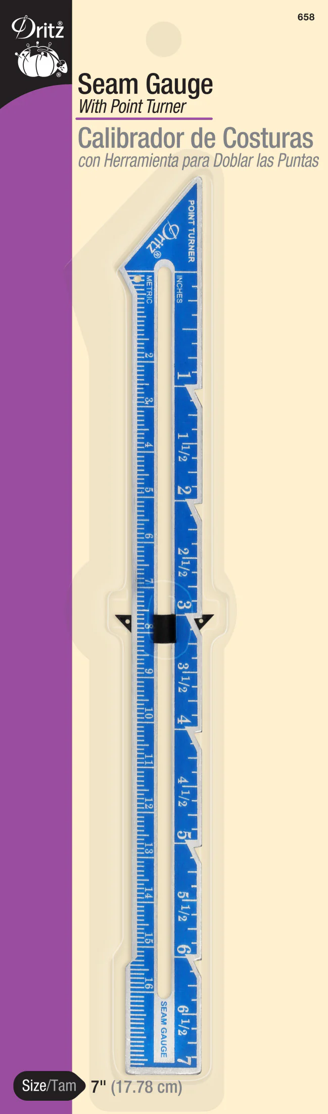 Seam Gauge with Point Turner