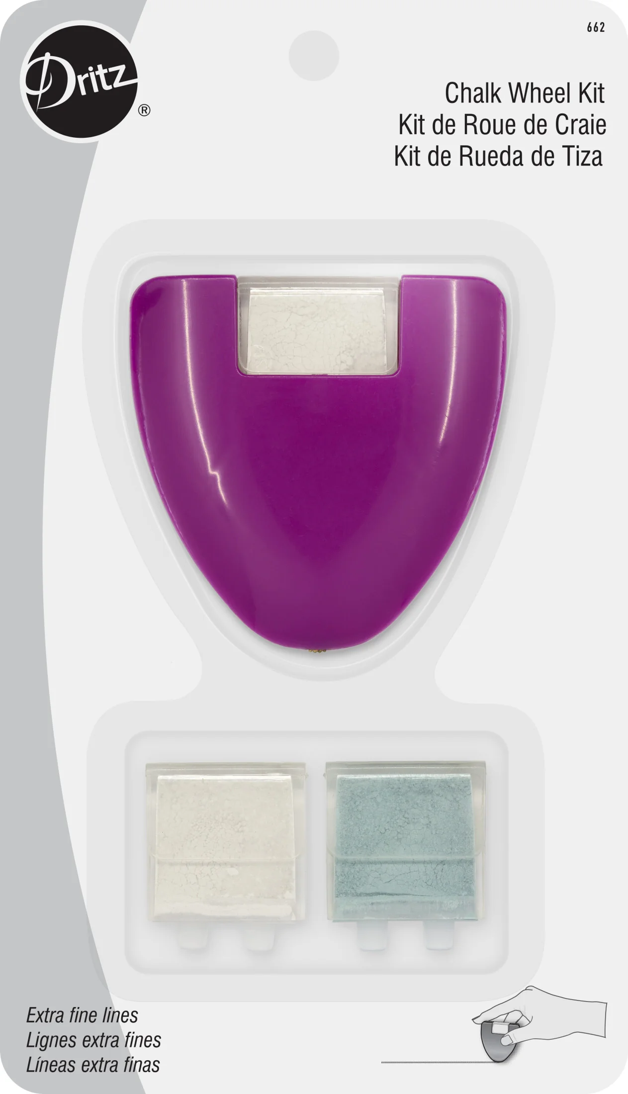Chalk Wheel Kit, Extra Fine Lines