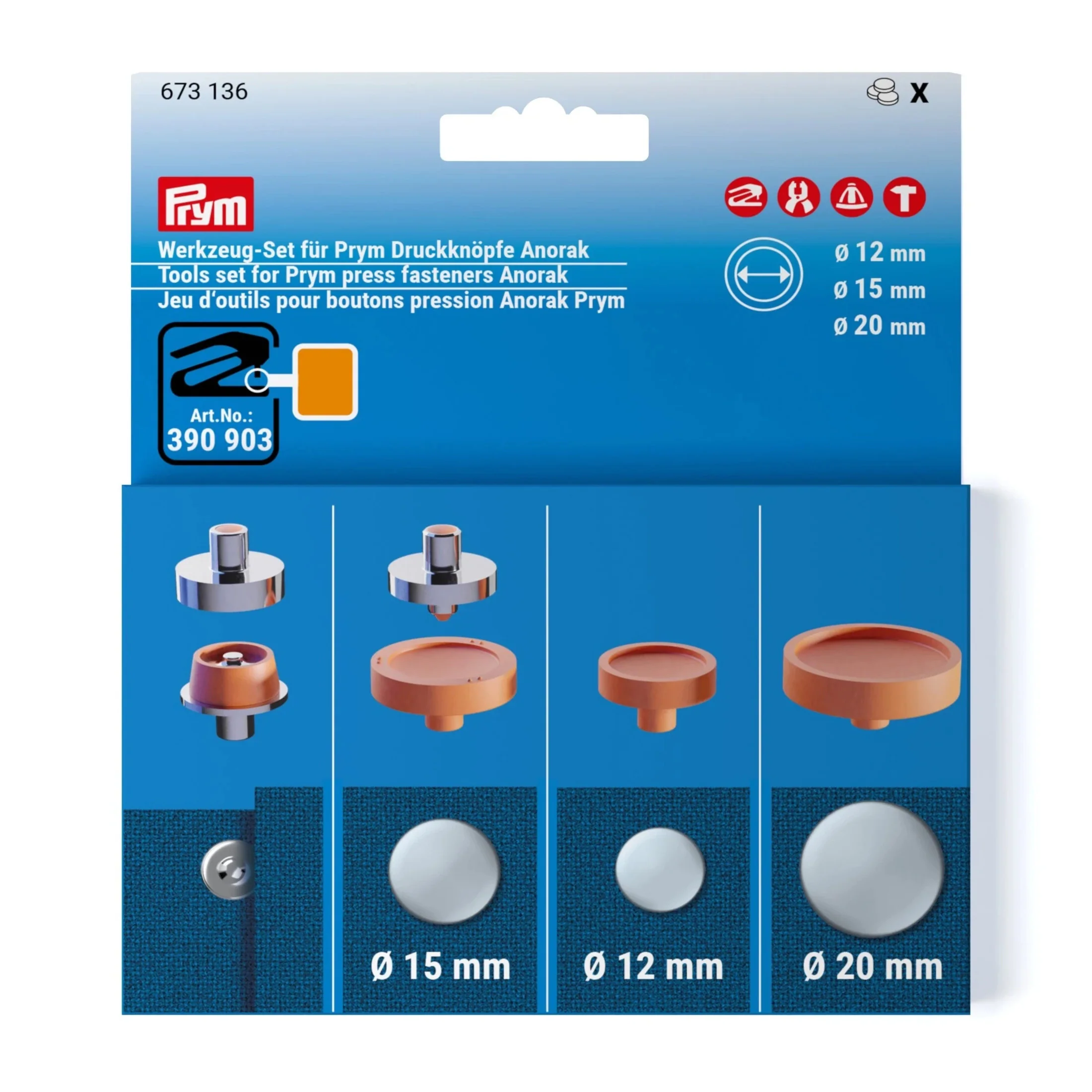 VARIO Tools set ANORAK 12-15-20 mm