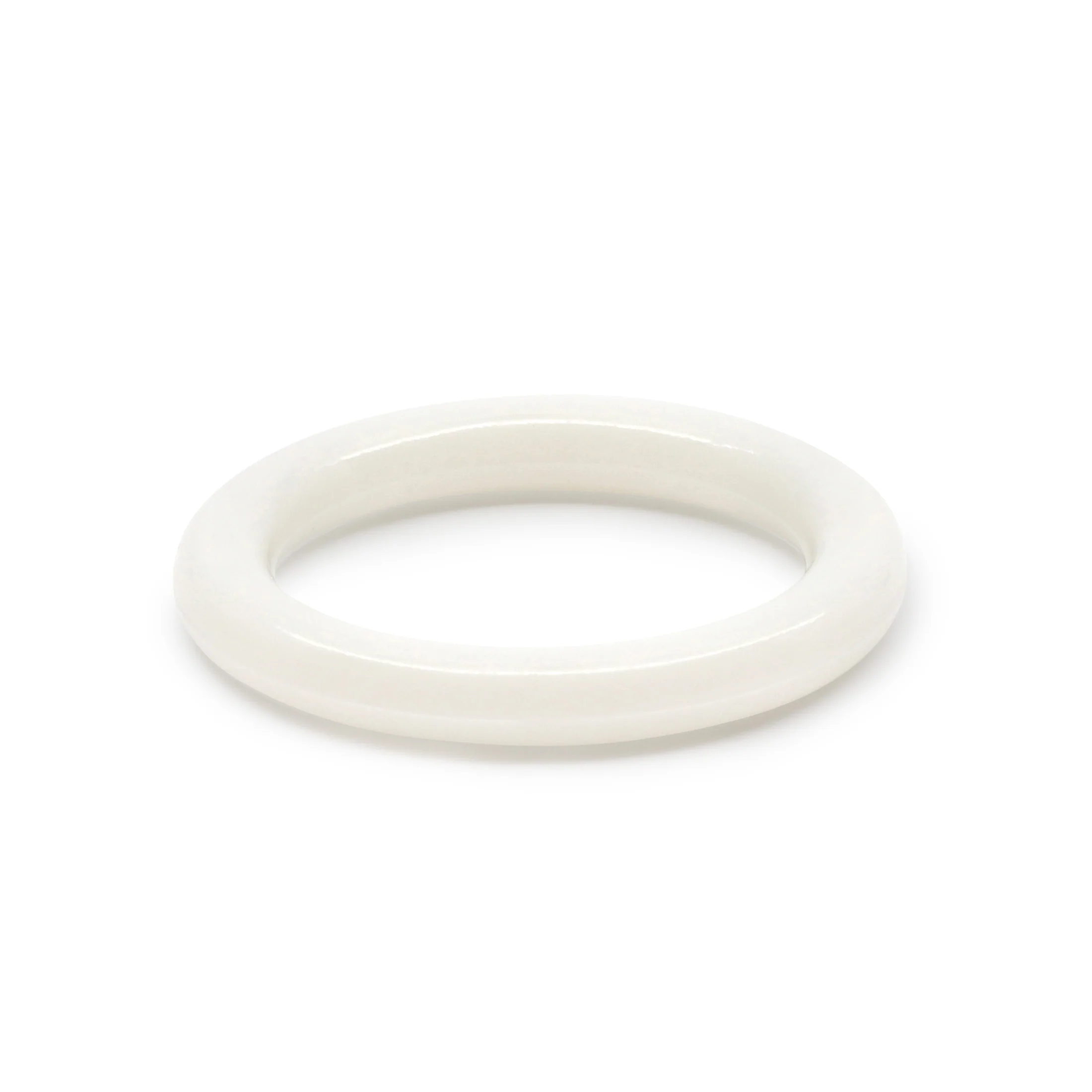1-1/8" Plastic Rings, White, 14 pc - Image 2