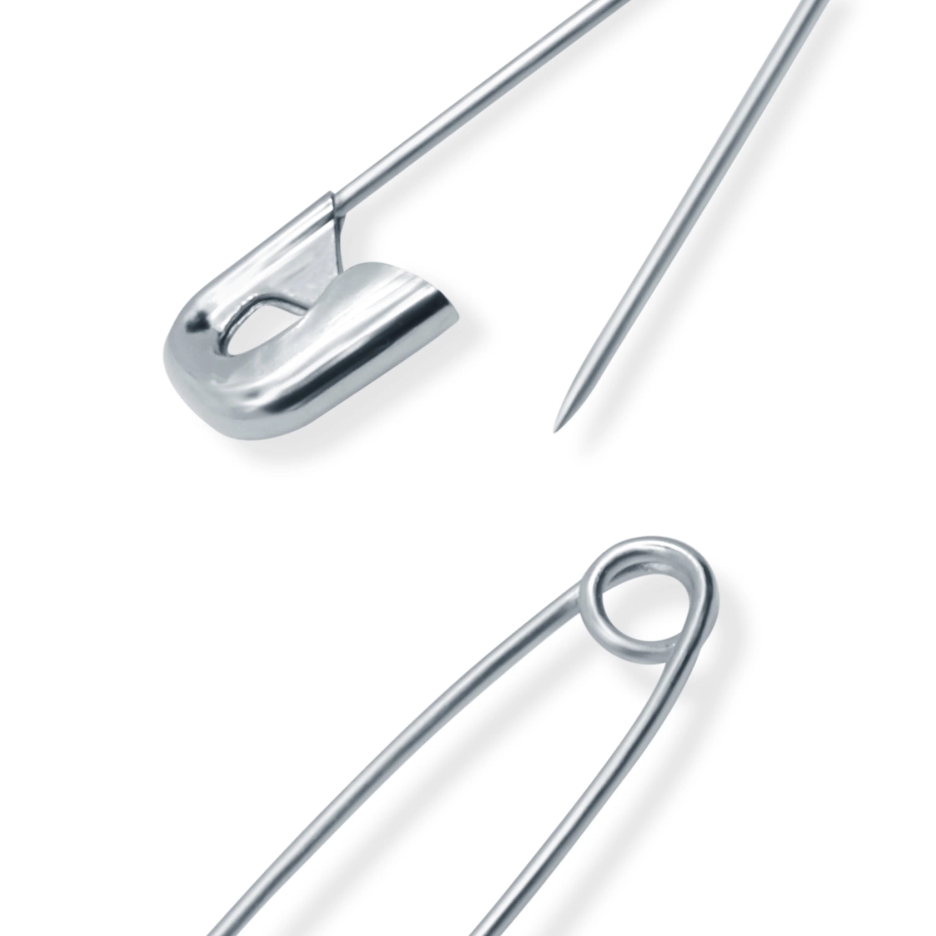 Safety Pins, Assorted Sizes, Nickel, 10 pc - Image 4