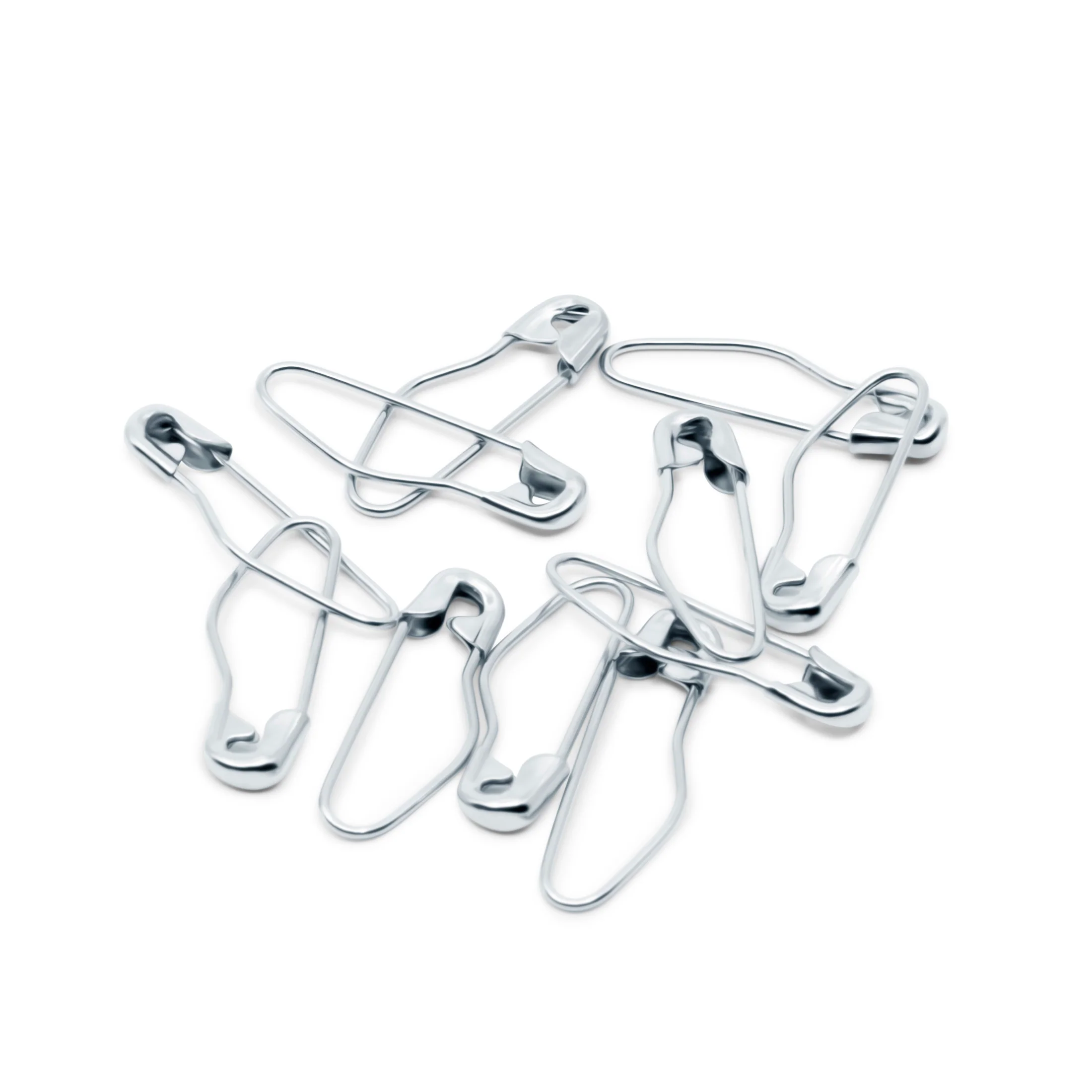 3/4" Button Pins, Nickel, 10 pc - Image 3