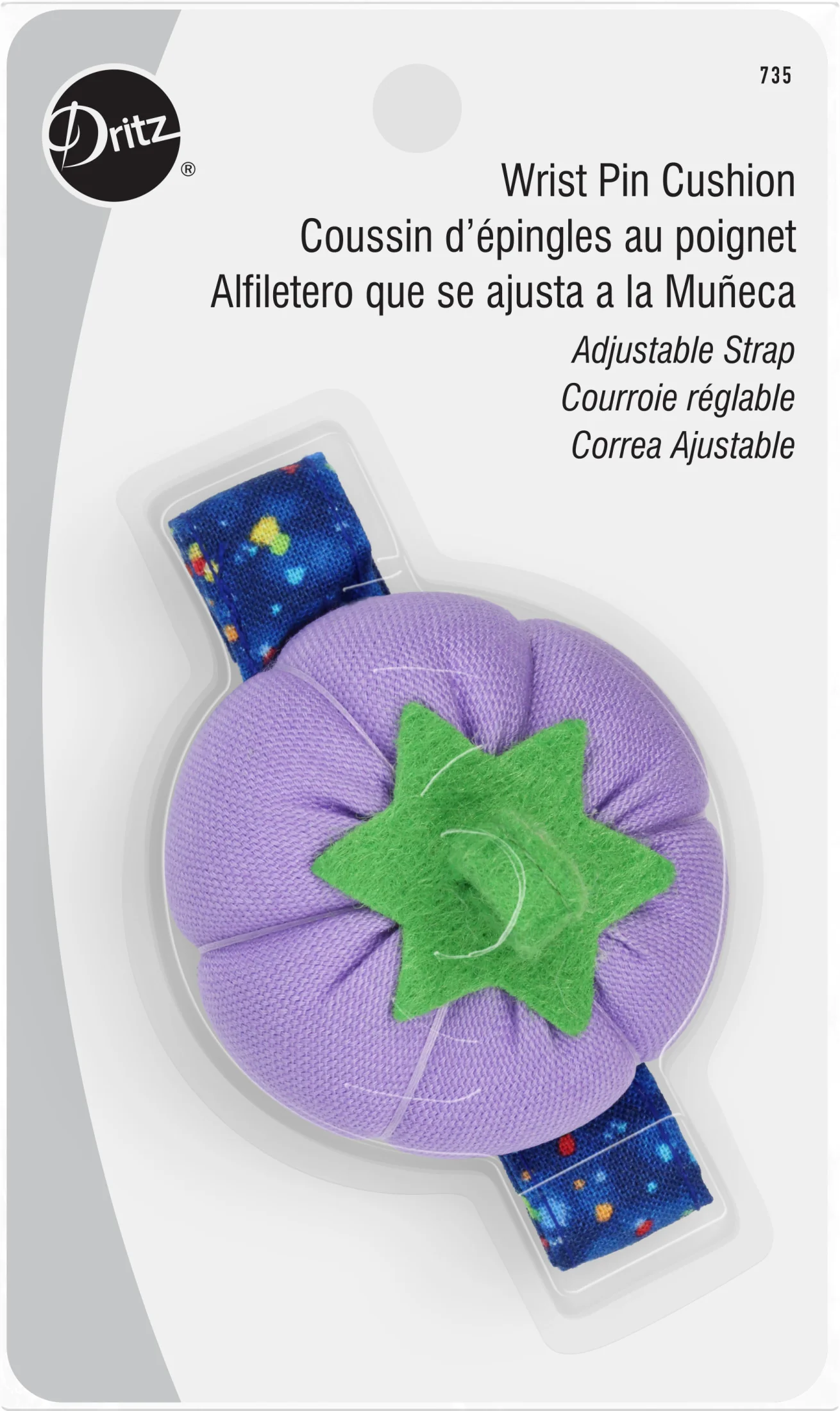 Wrist Tomato Pin Cushion with Adjustable Strap, Assorted Colors - Image 3