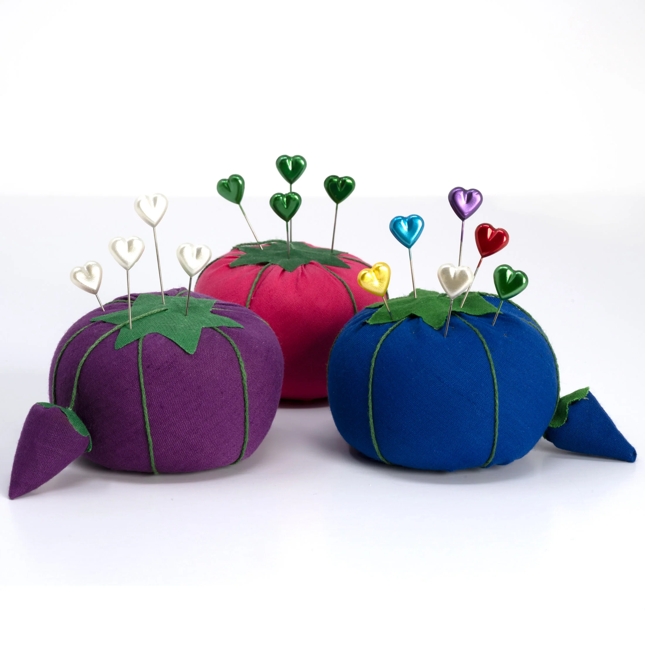 Tomato Pin Cushions with Strawberry Emery, 3-Pack - Image 8