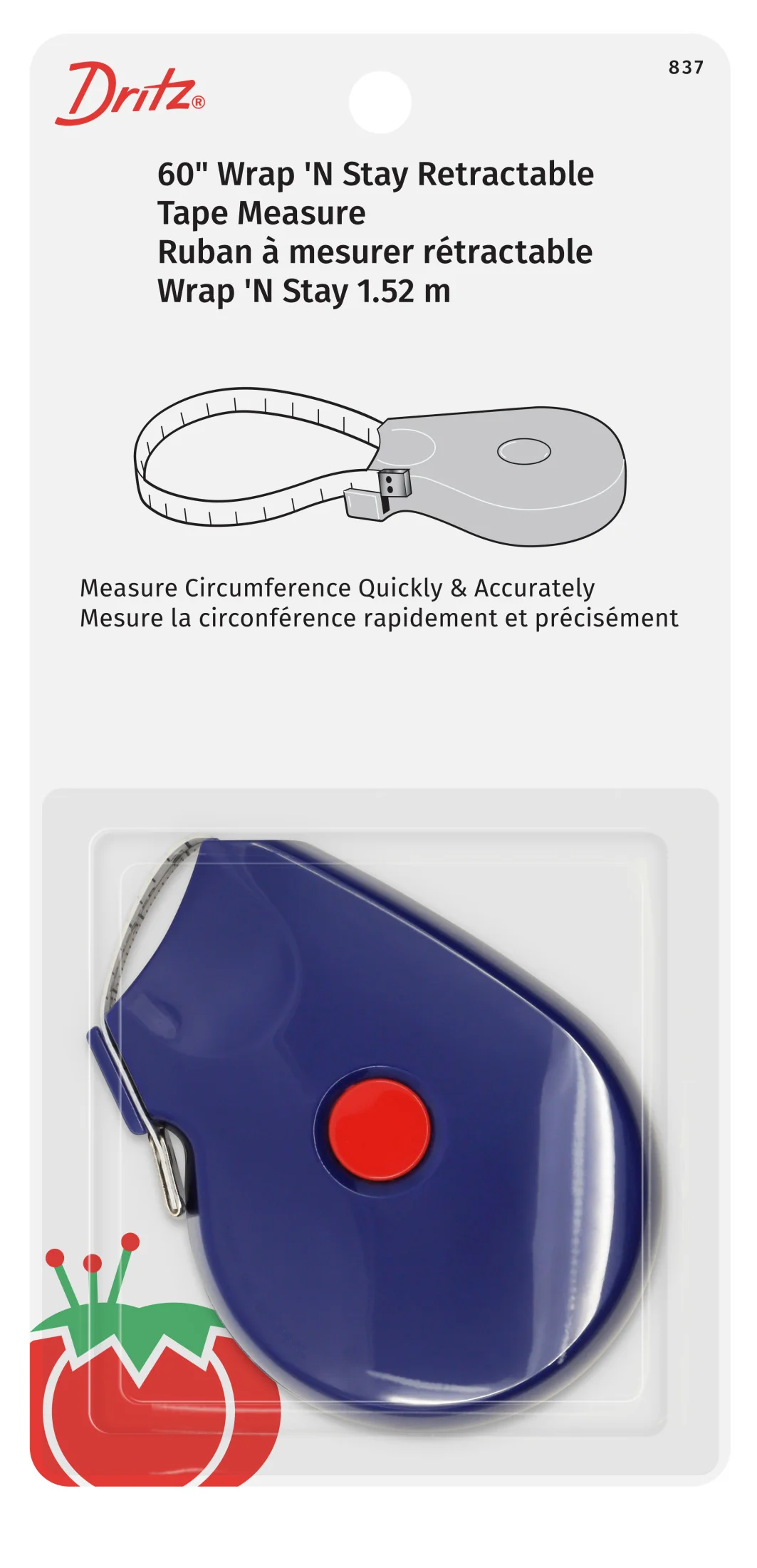 Wrap N Stay Retractable Tape Measure