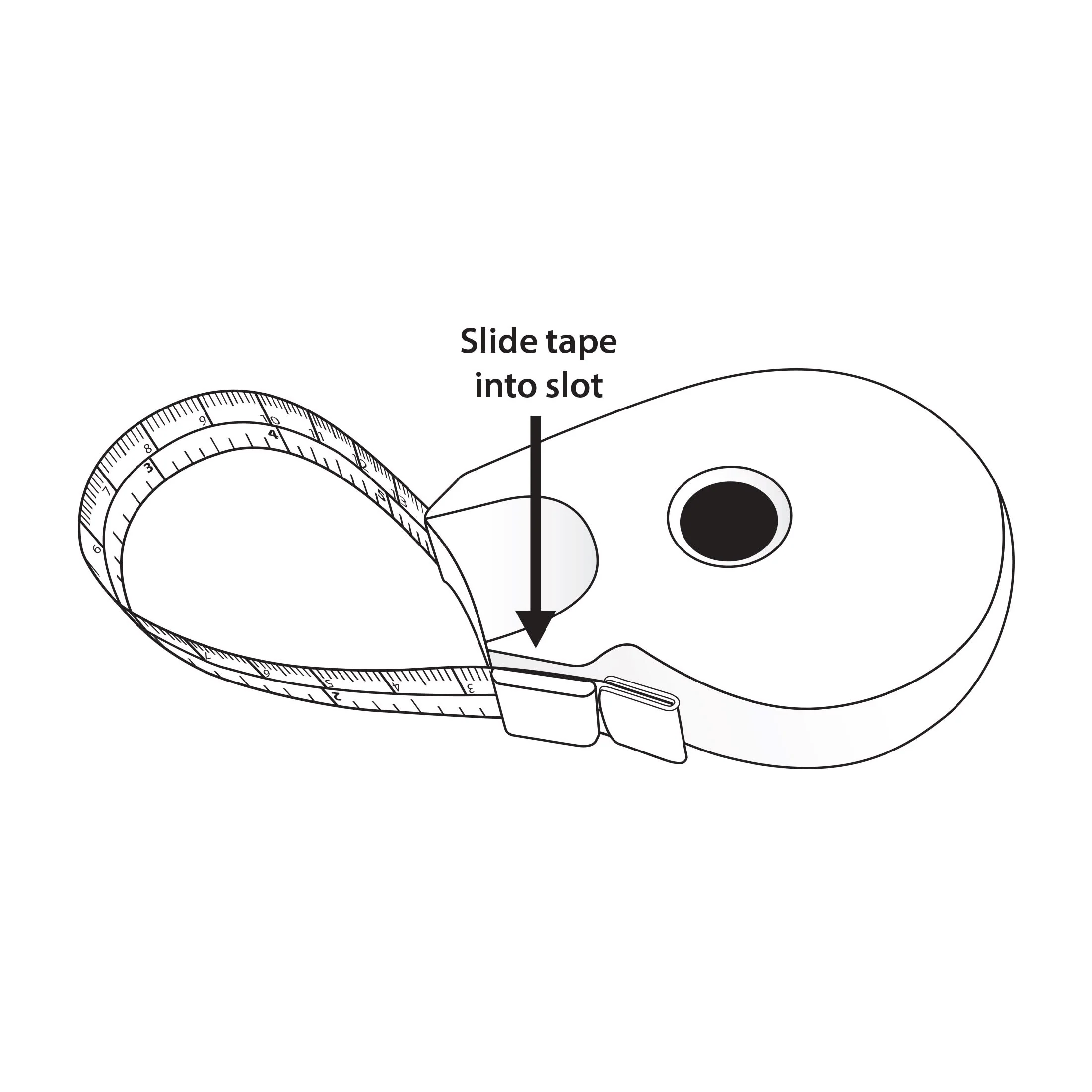 Wrap N Stay Retractable Tape Measure - Image 4
