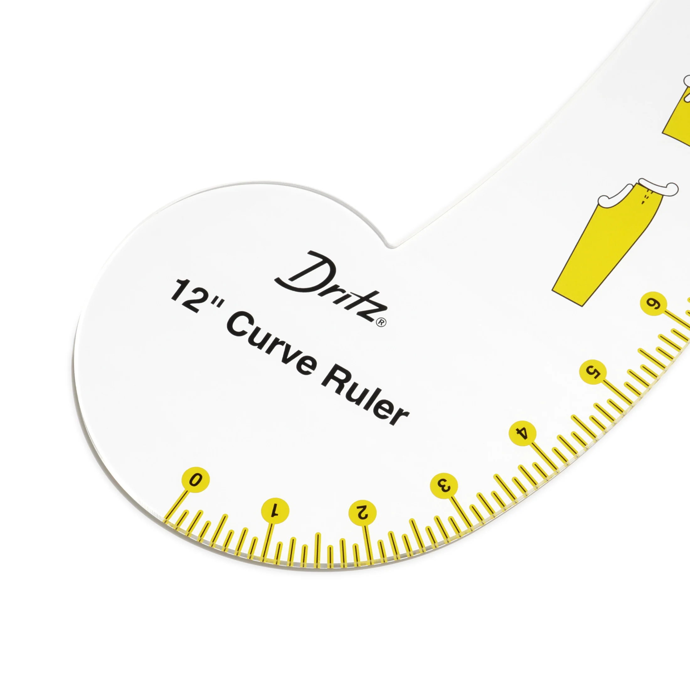 12" Curve Ruler with How-To Illustrations - Image 4