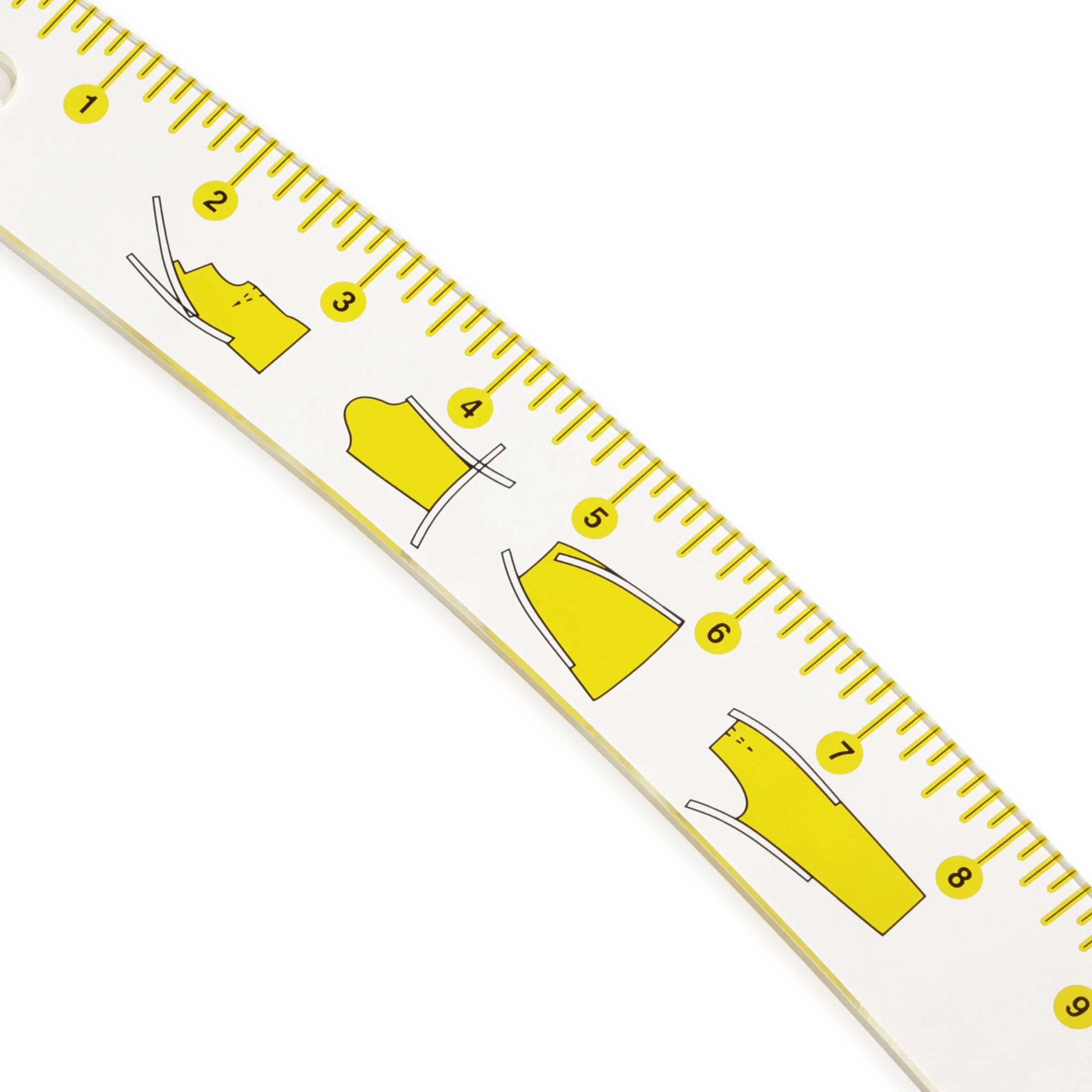 24" Hip Curve Ruler with How-To Illustrations - Image 4