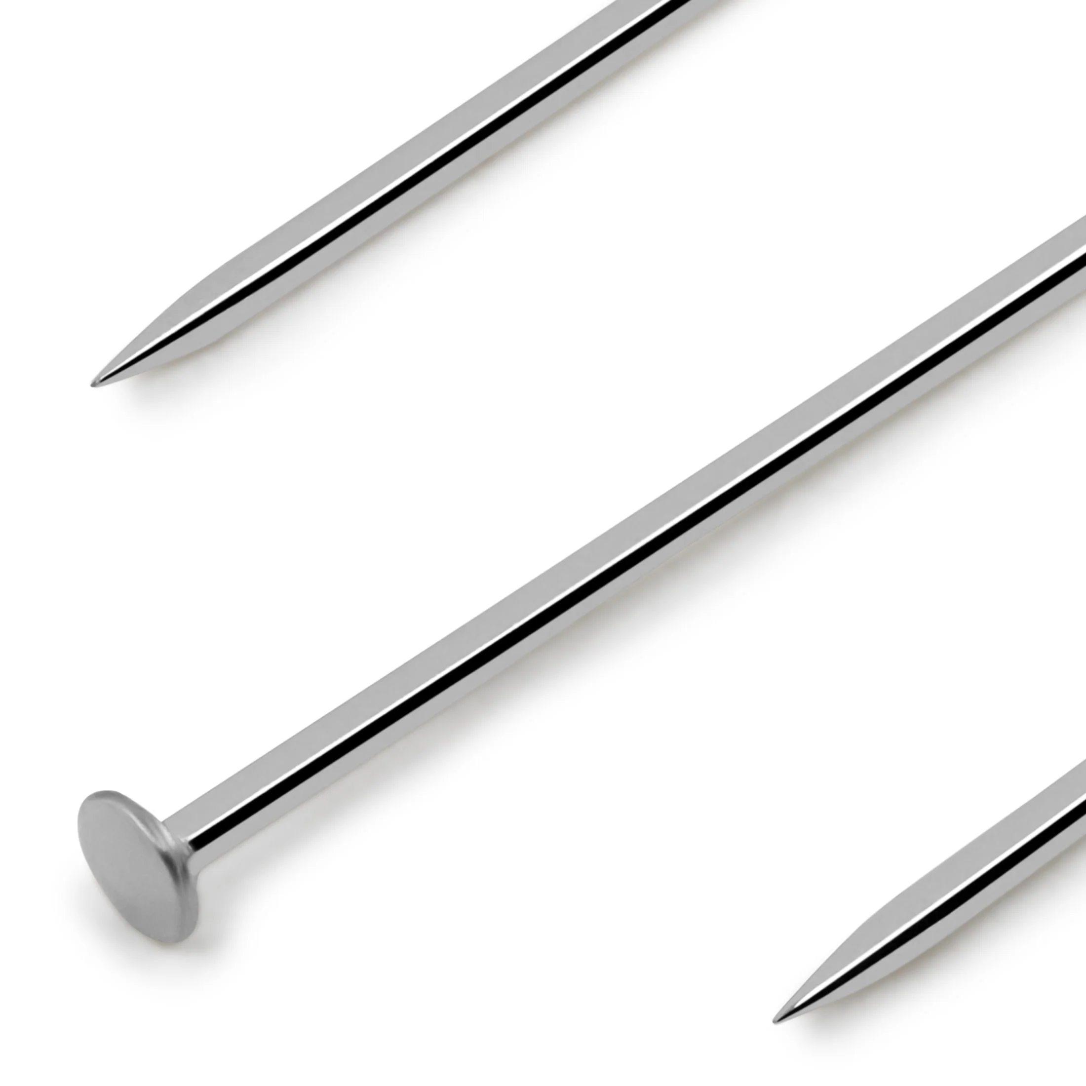 7/8" Beading Pins, Nickel, 250 pc - Image 2