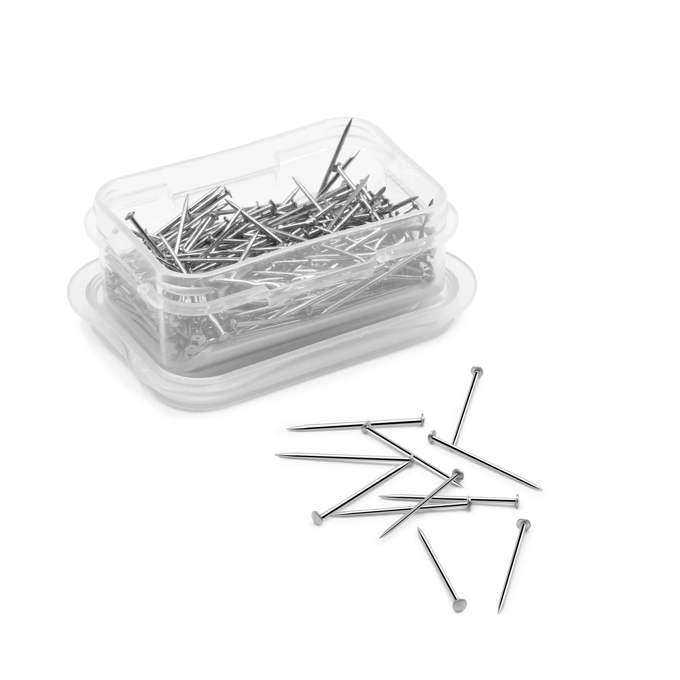 7/8" Beading Pins, Nickel, 250 pc - Image 3