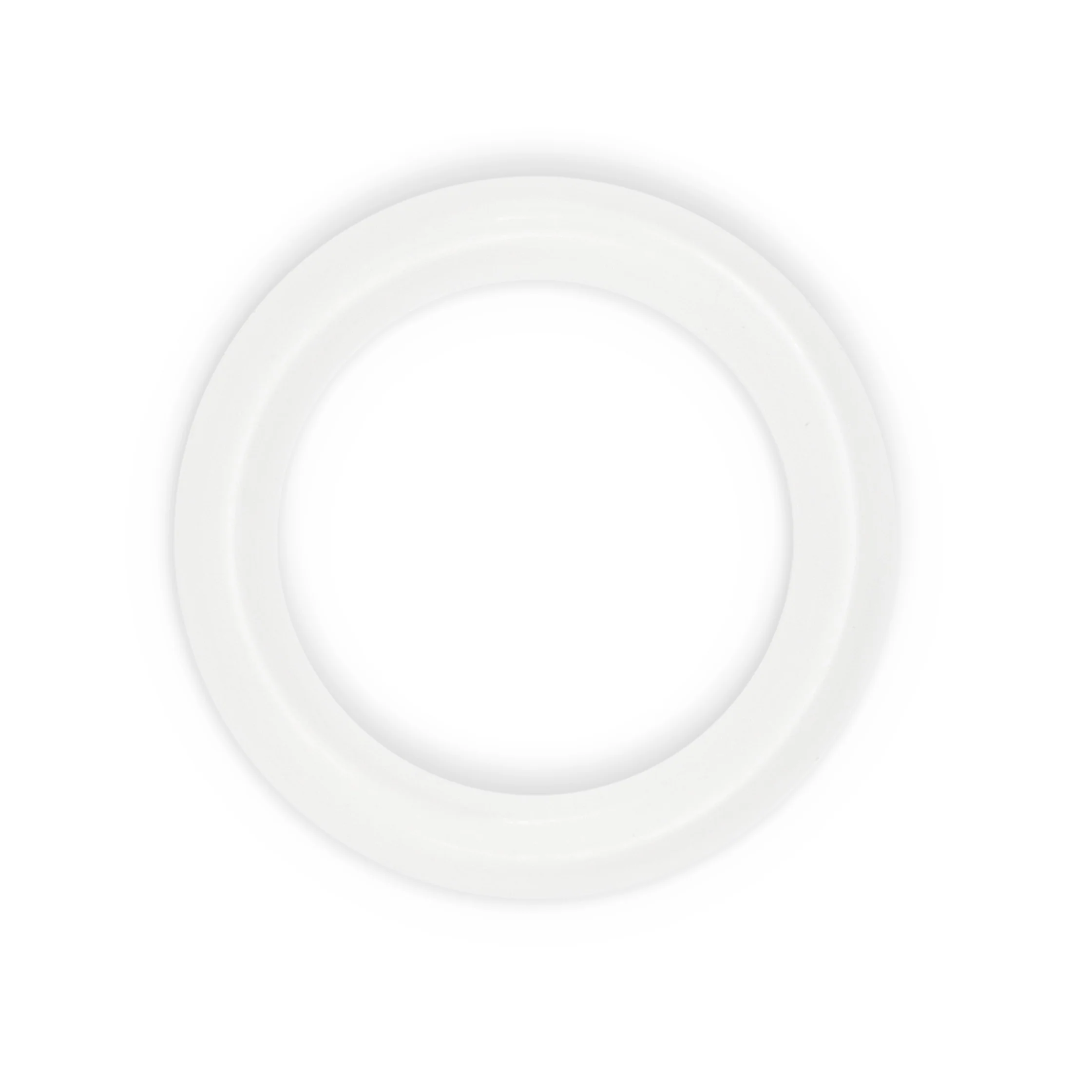 1" Plastic Rings, White, 14 pc - Image 4