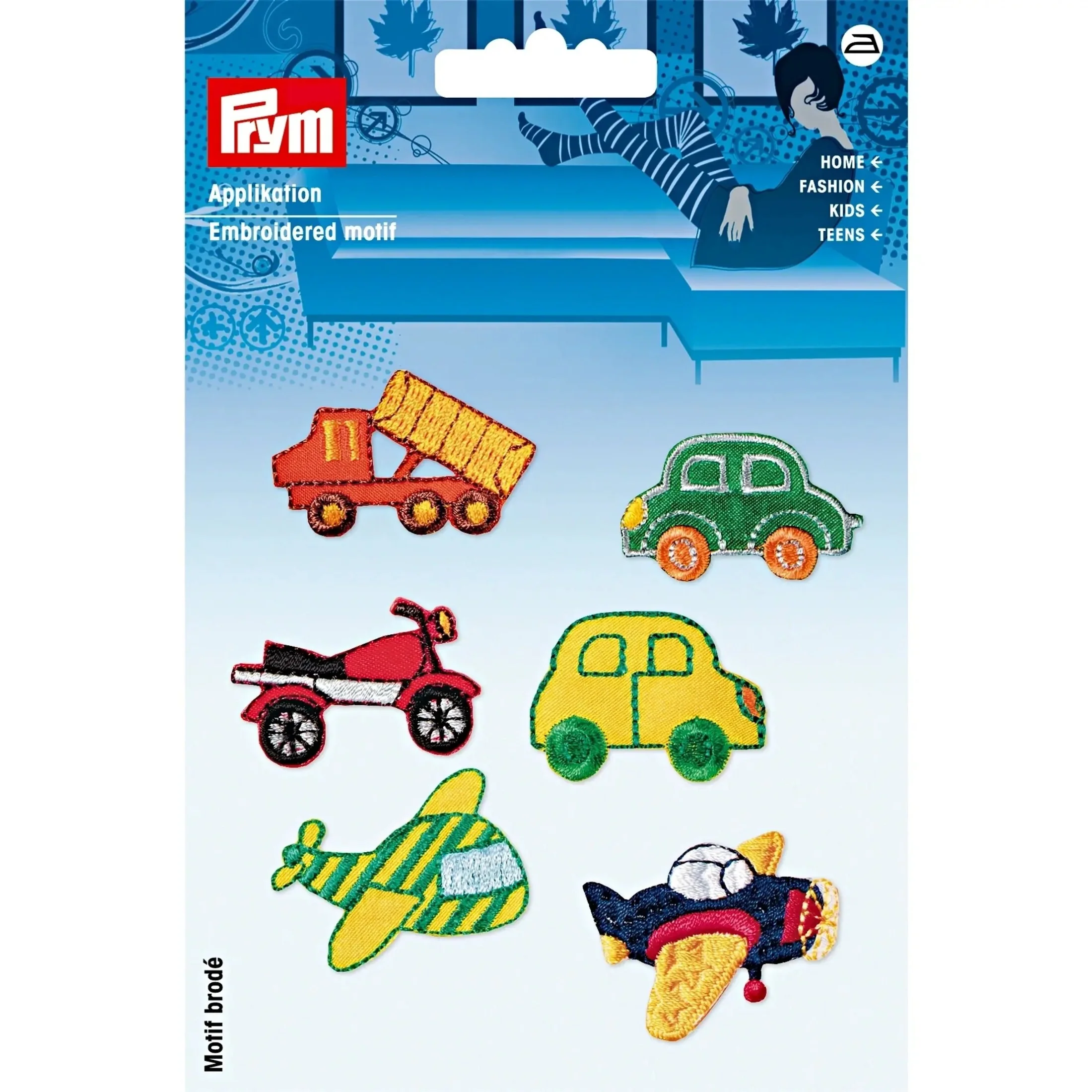 Applique, Vehicles, 6 pc