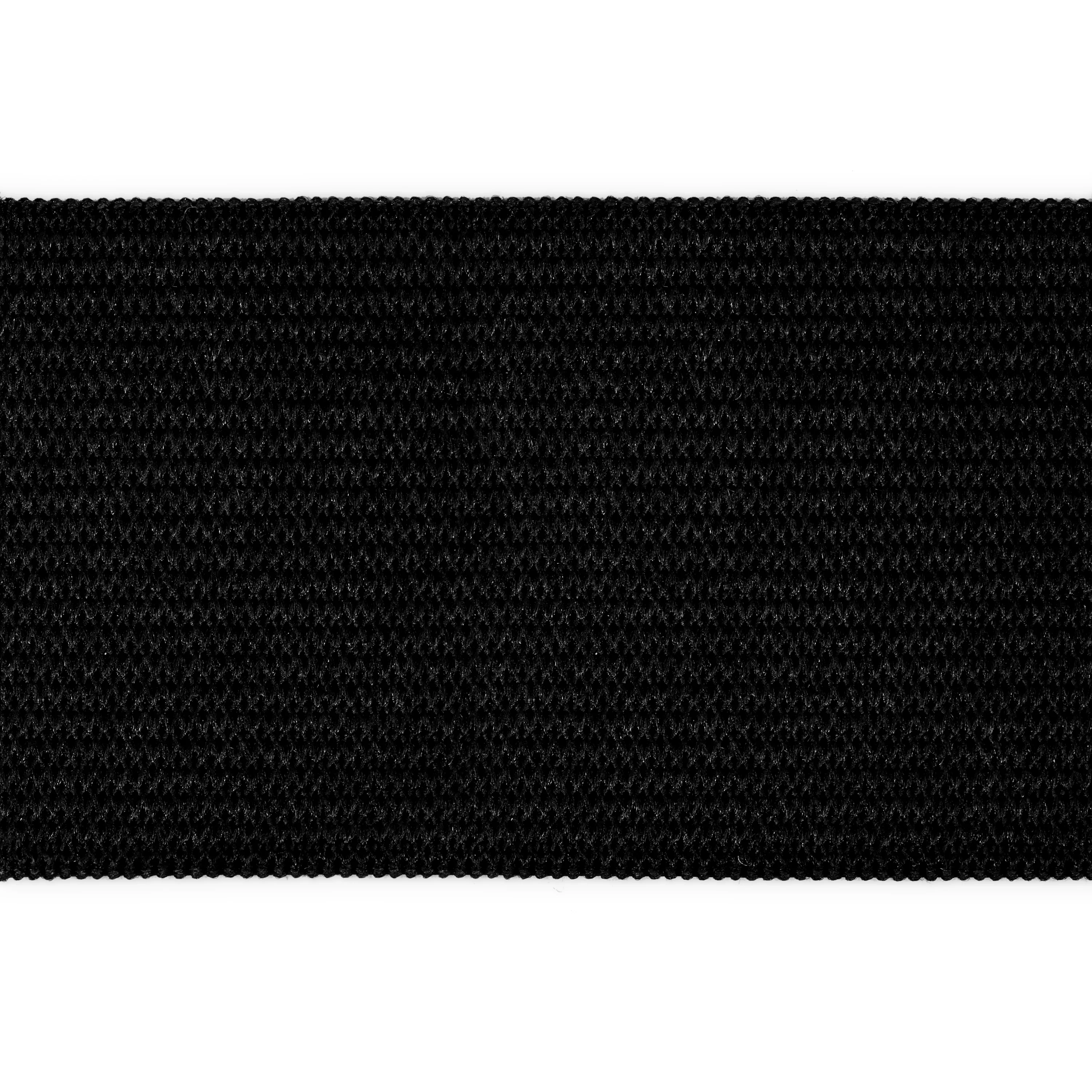 1-1/2" Heavy Stretch Waistband Elastic, Black, 1-1/4 yd - Image 4