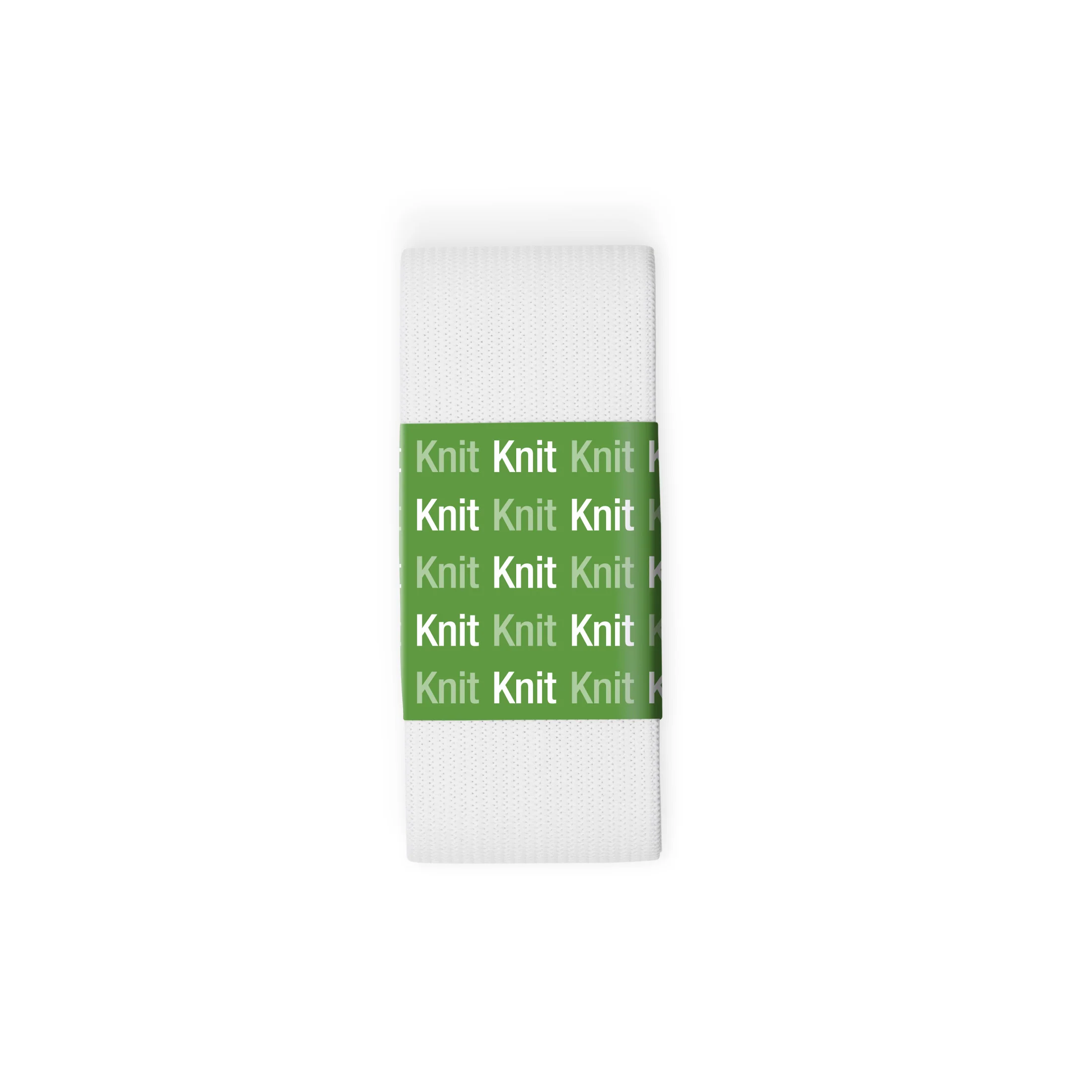 1-1/2" Heavy Stretch elastic, White, 1-1/4 yd - Image 2