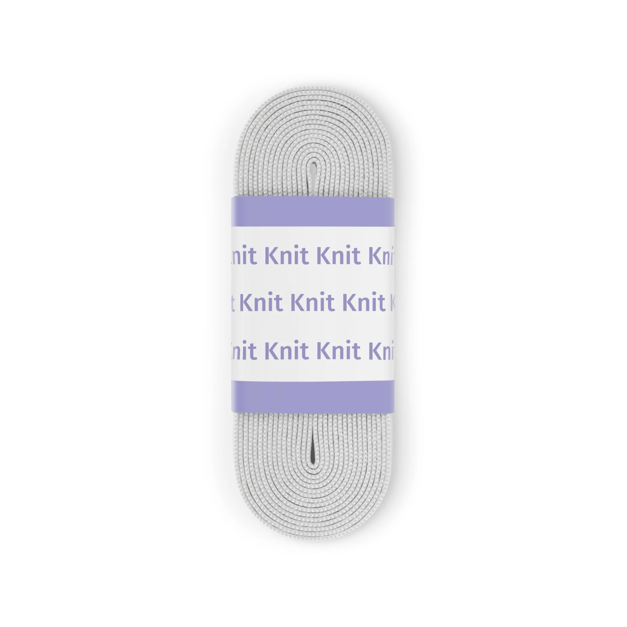 1/4" Knit Non-Roll Elastic, White, 3 yd - Image 2