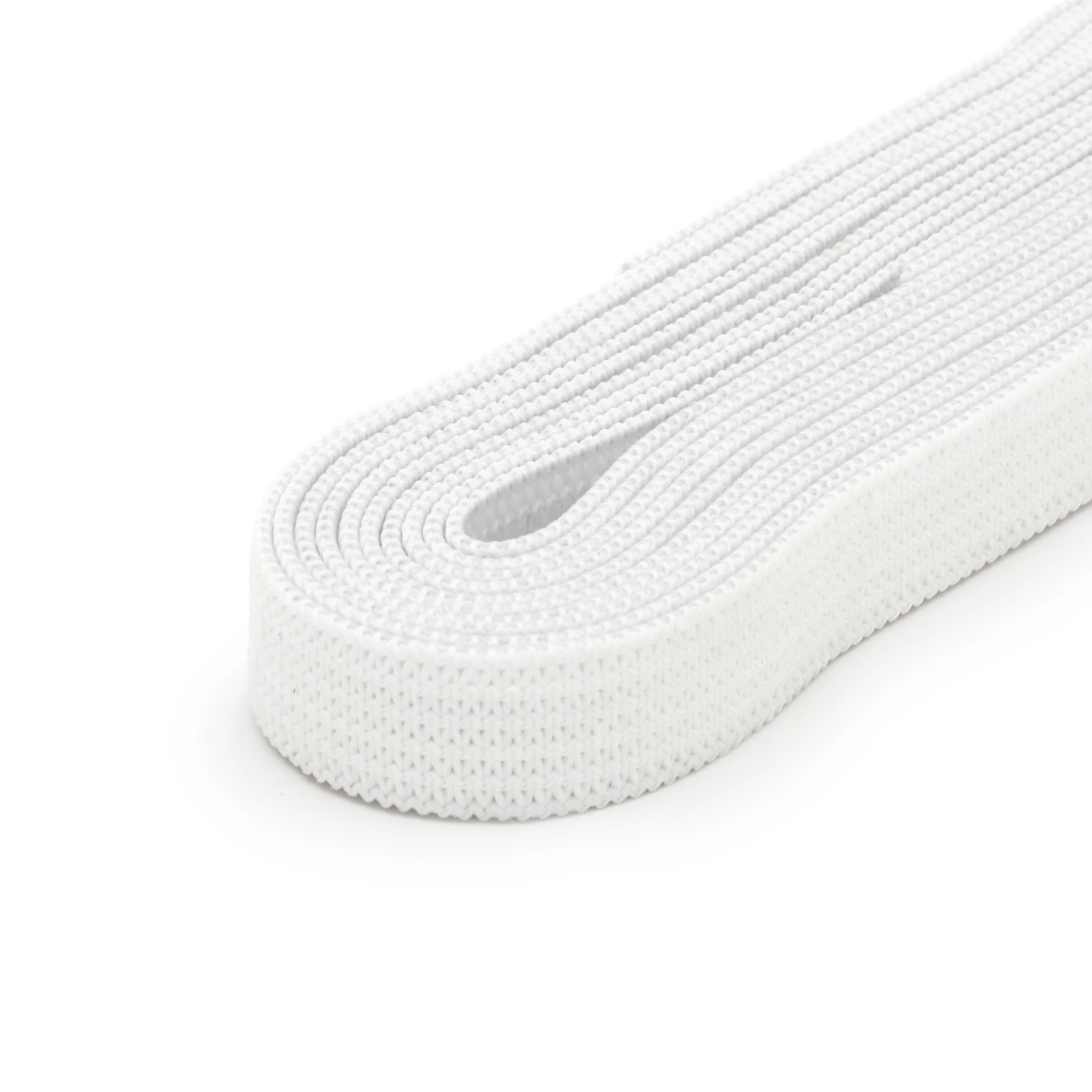 3/8" Knit Non-Roll Elastic, White, 2 yd - Image 3