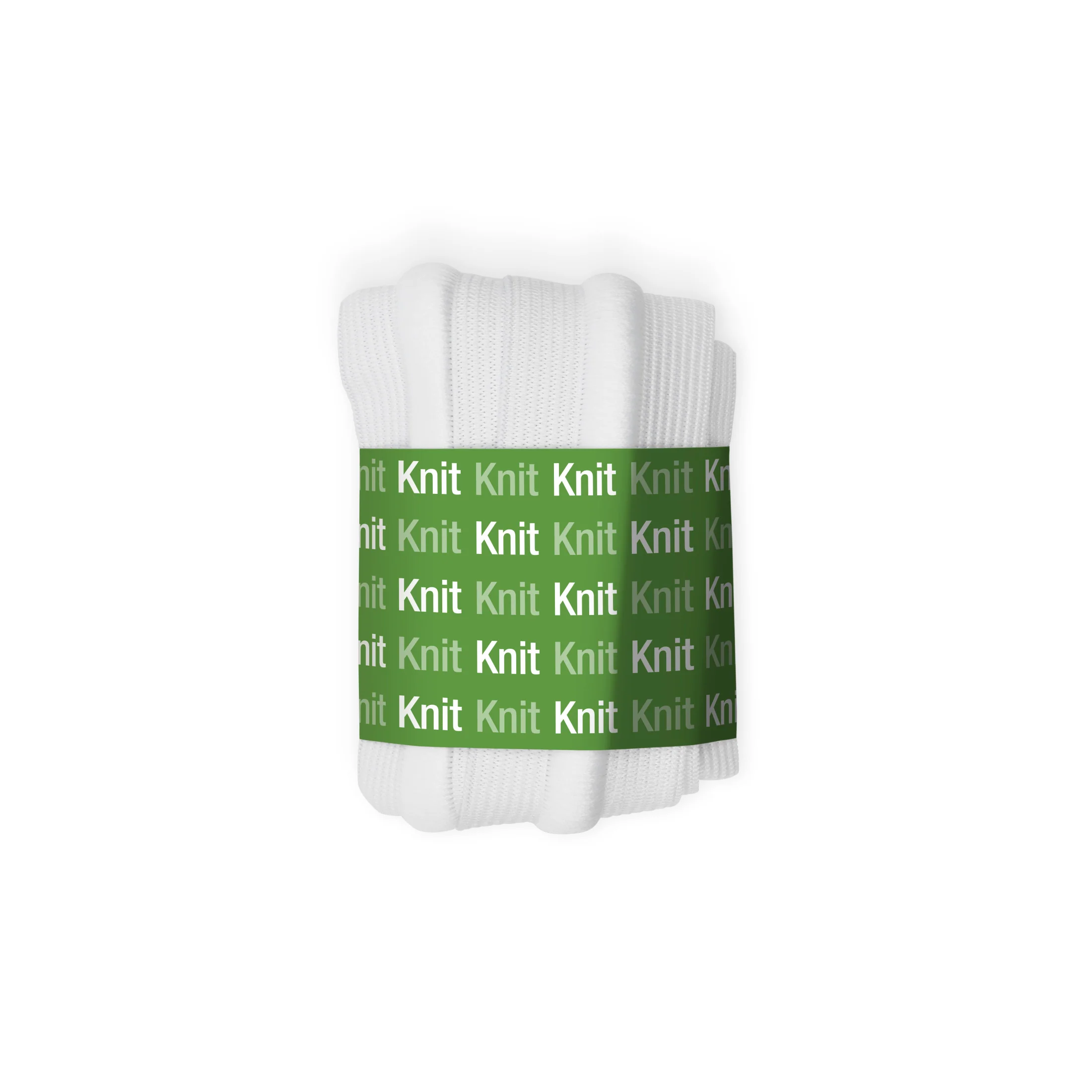 1-1/4" Drawcord Elastic, White, 1-1/4 yd - Image 2