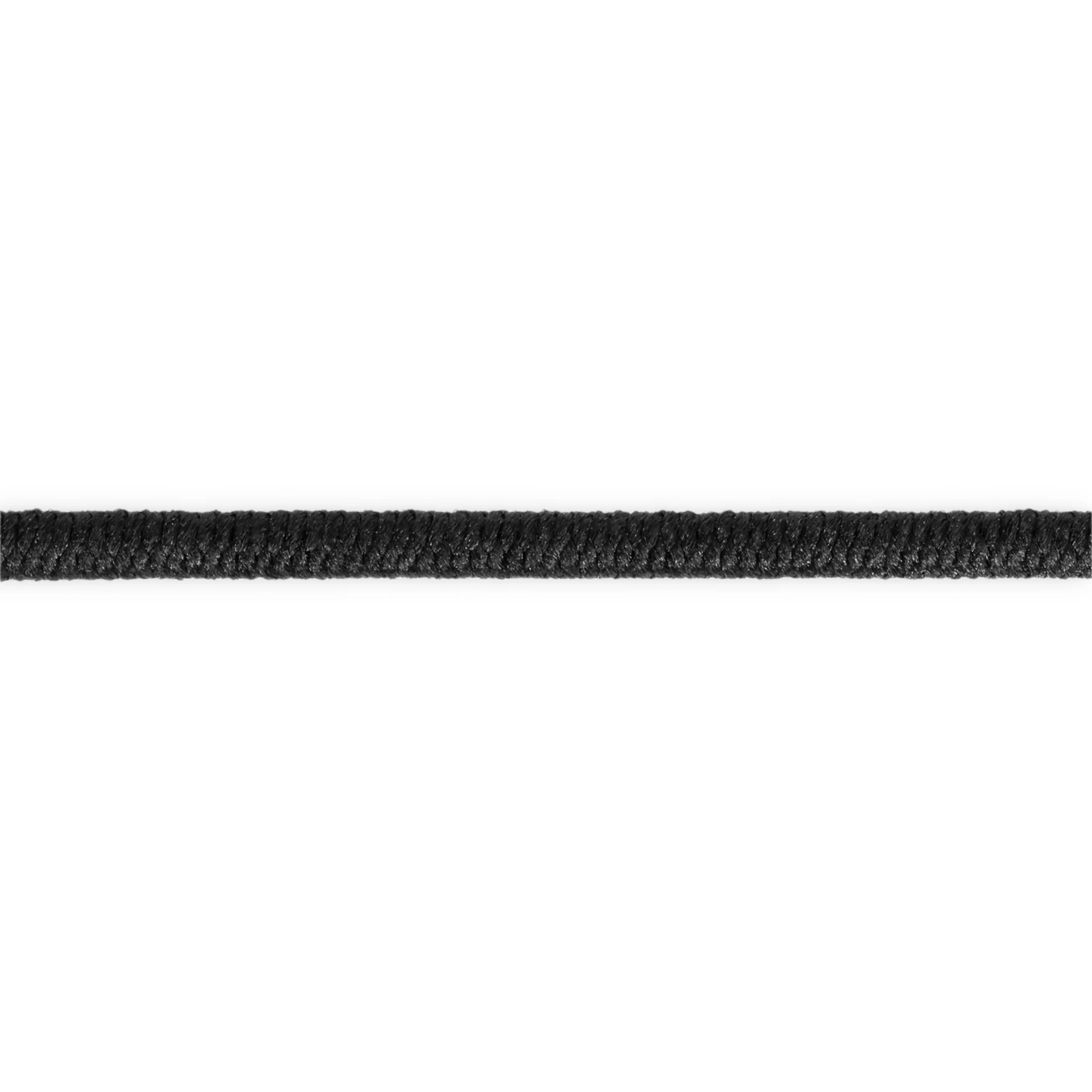 Round Cord Elastic, Black, 5 yd - Image 4