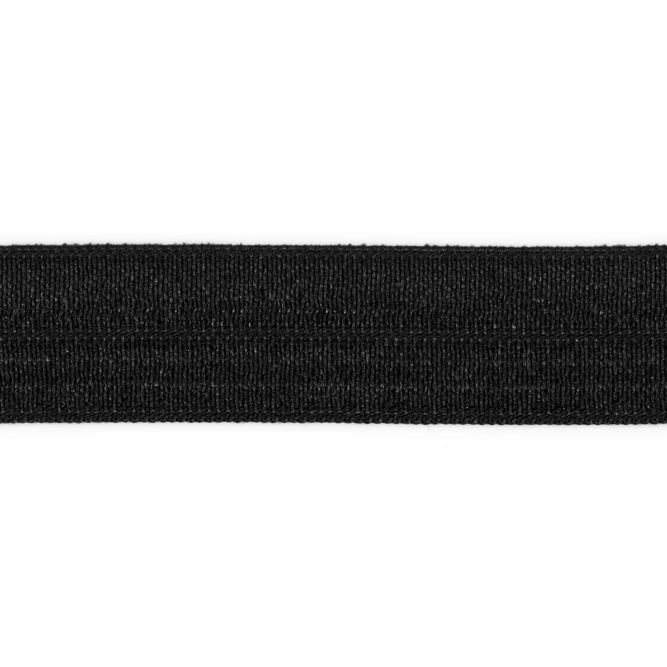 5/8" Fold-Over Elastic, Black, 1 yd - Image 2