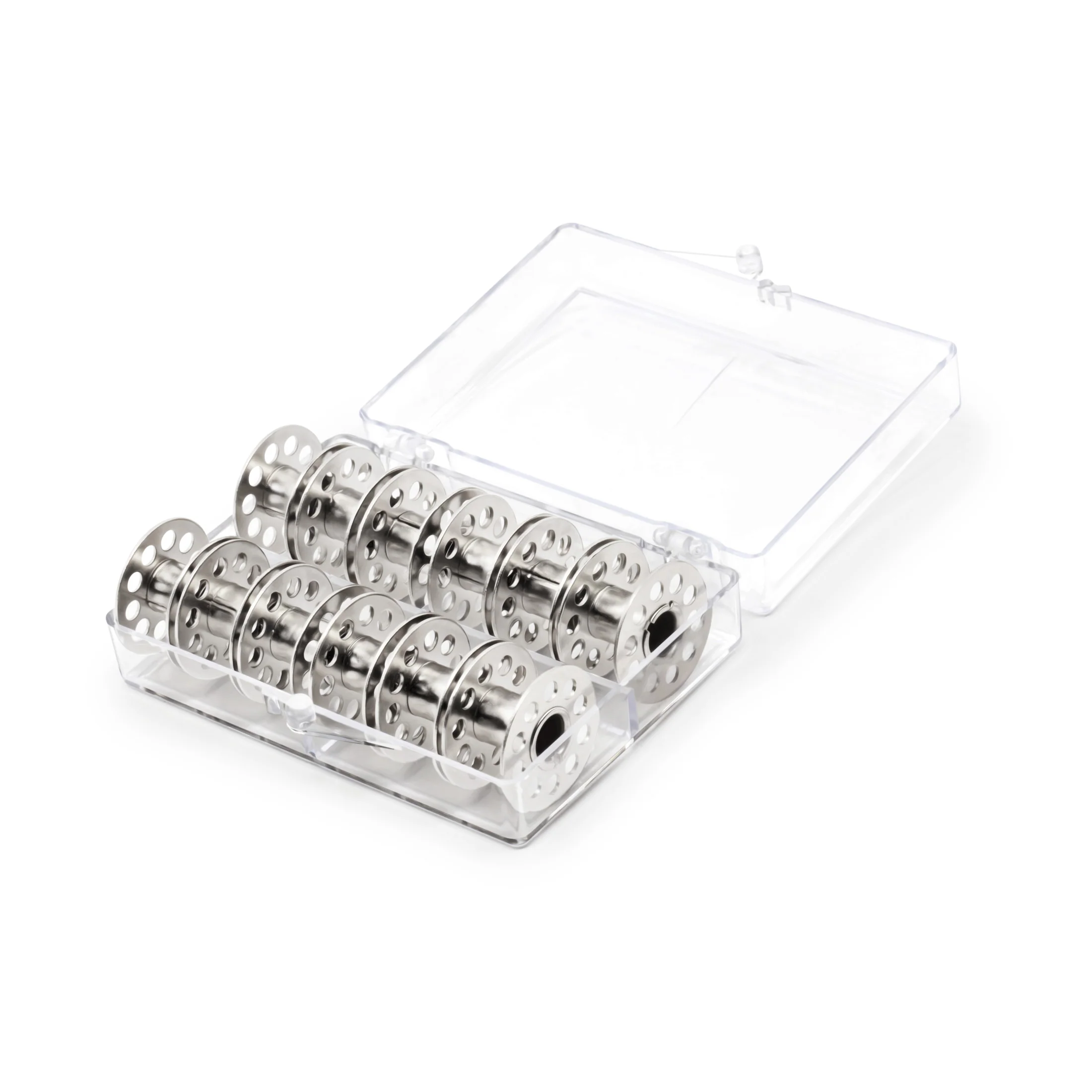 Class 15 Box of Bobbins, Clear, 12 pc - Image 2