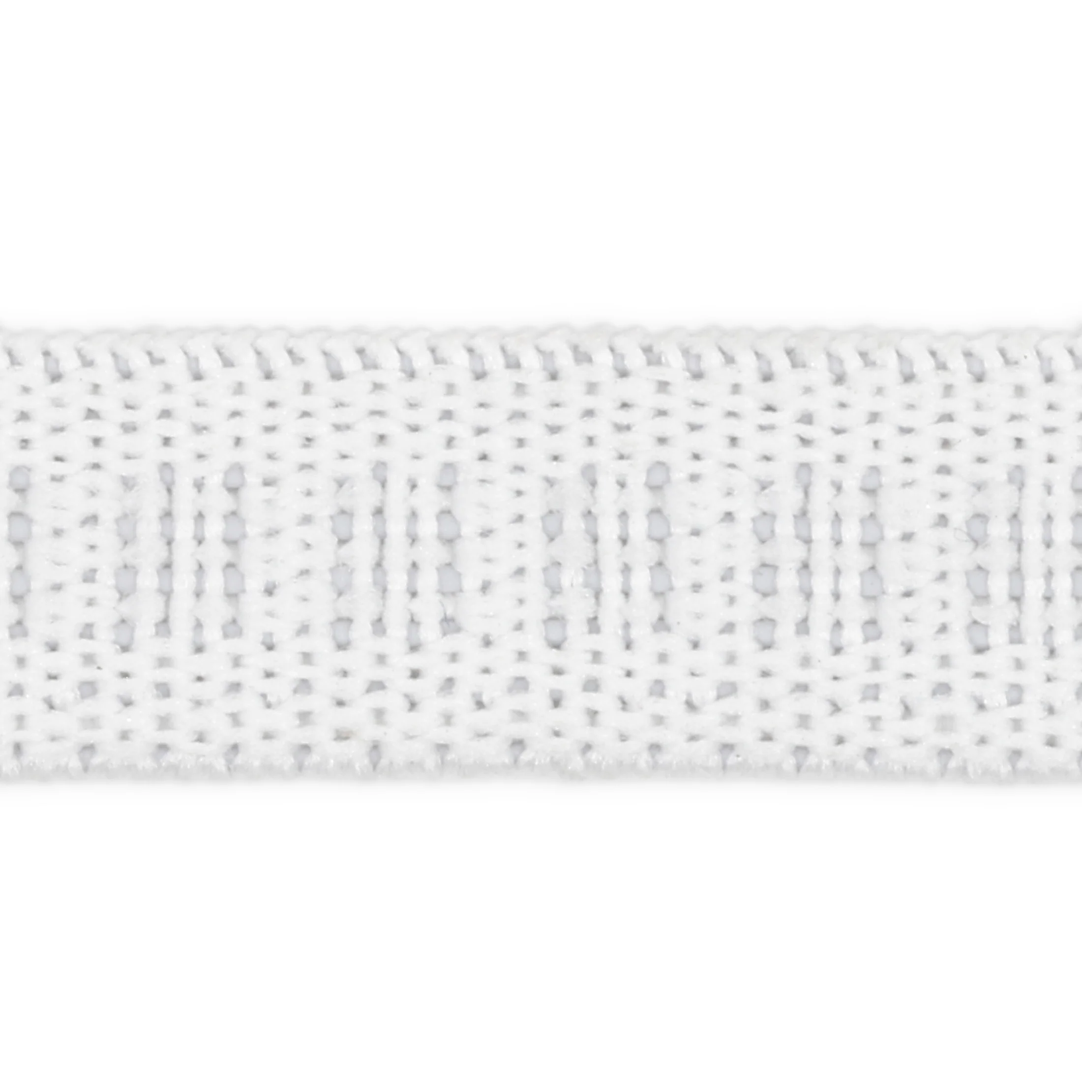 1/2" Ribbed Non-Roll Elastic, White, 30 yd - Image 4