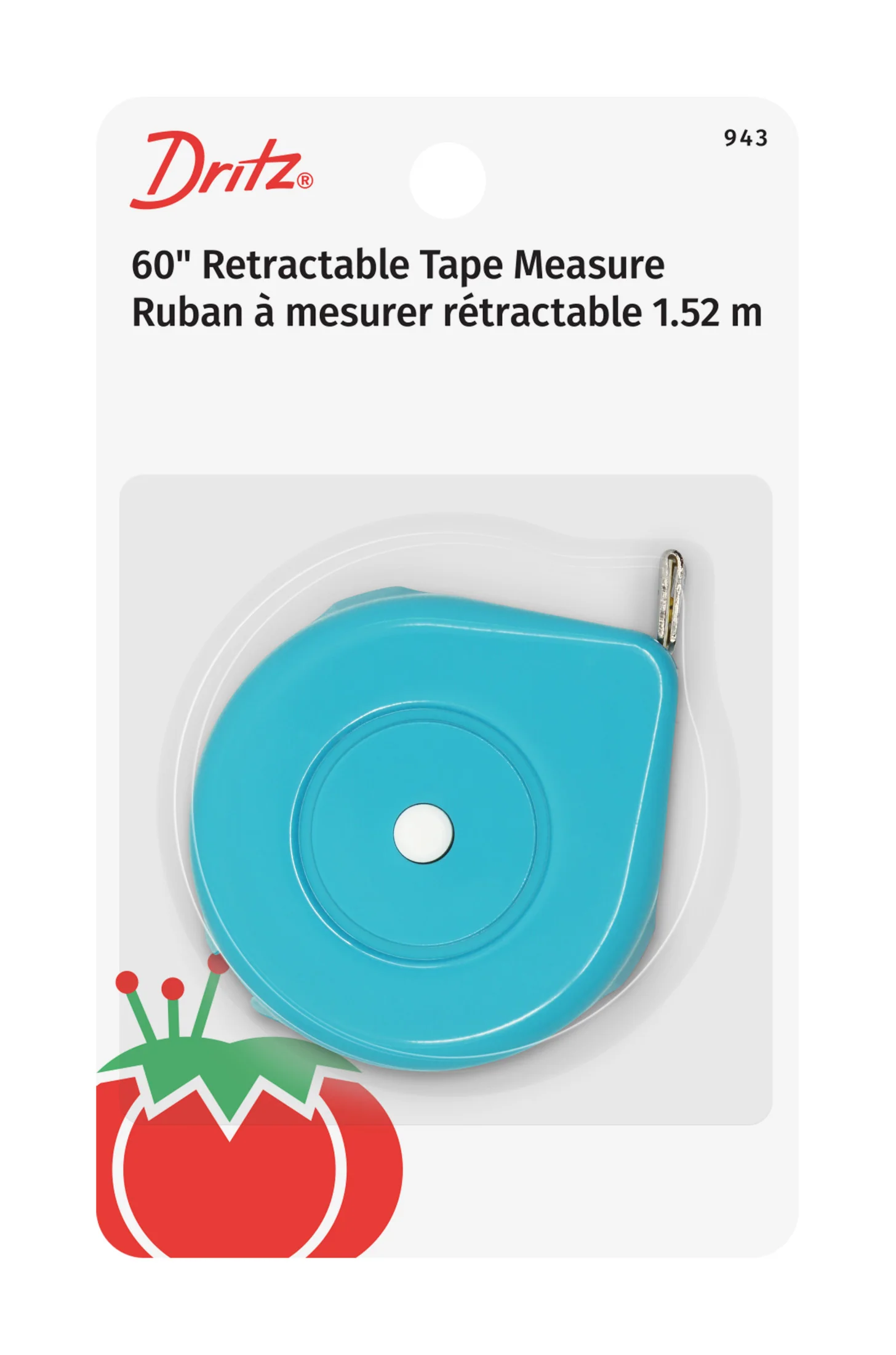 60-Inch Retractable Tape Measure, Assorted Colors