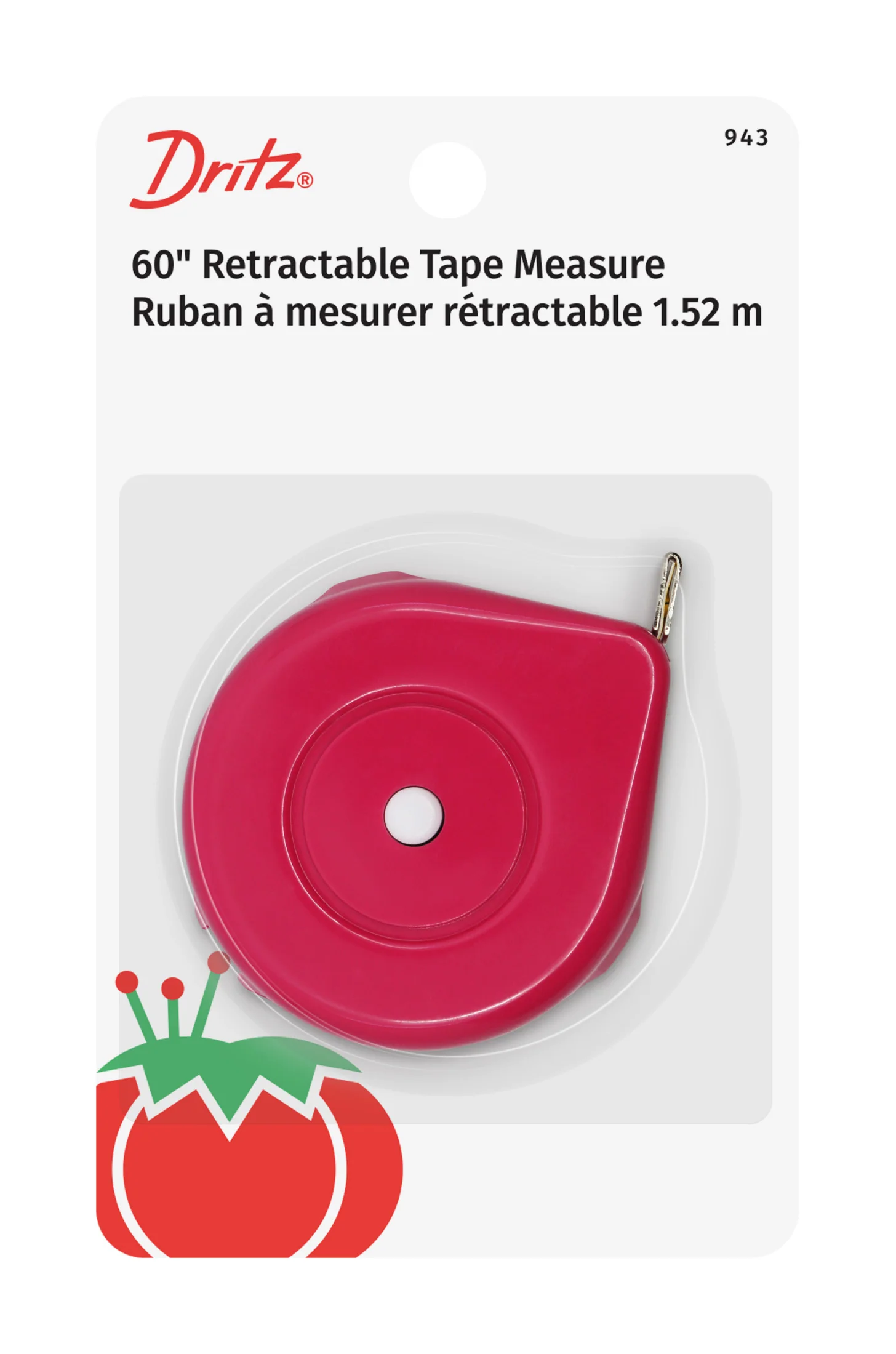 60-Inch Retractable Tape Measure, Assorted Colors - Image 2