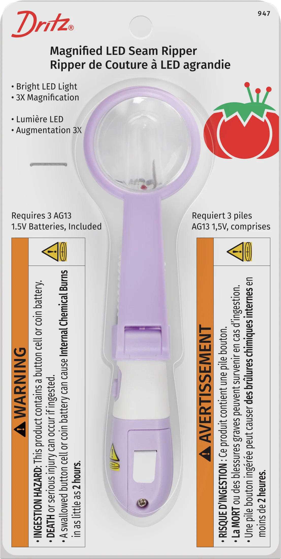 Magnified LED Seam Ripper