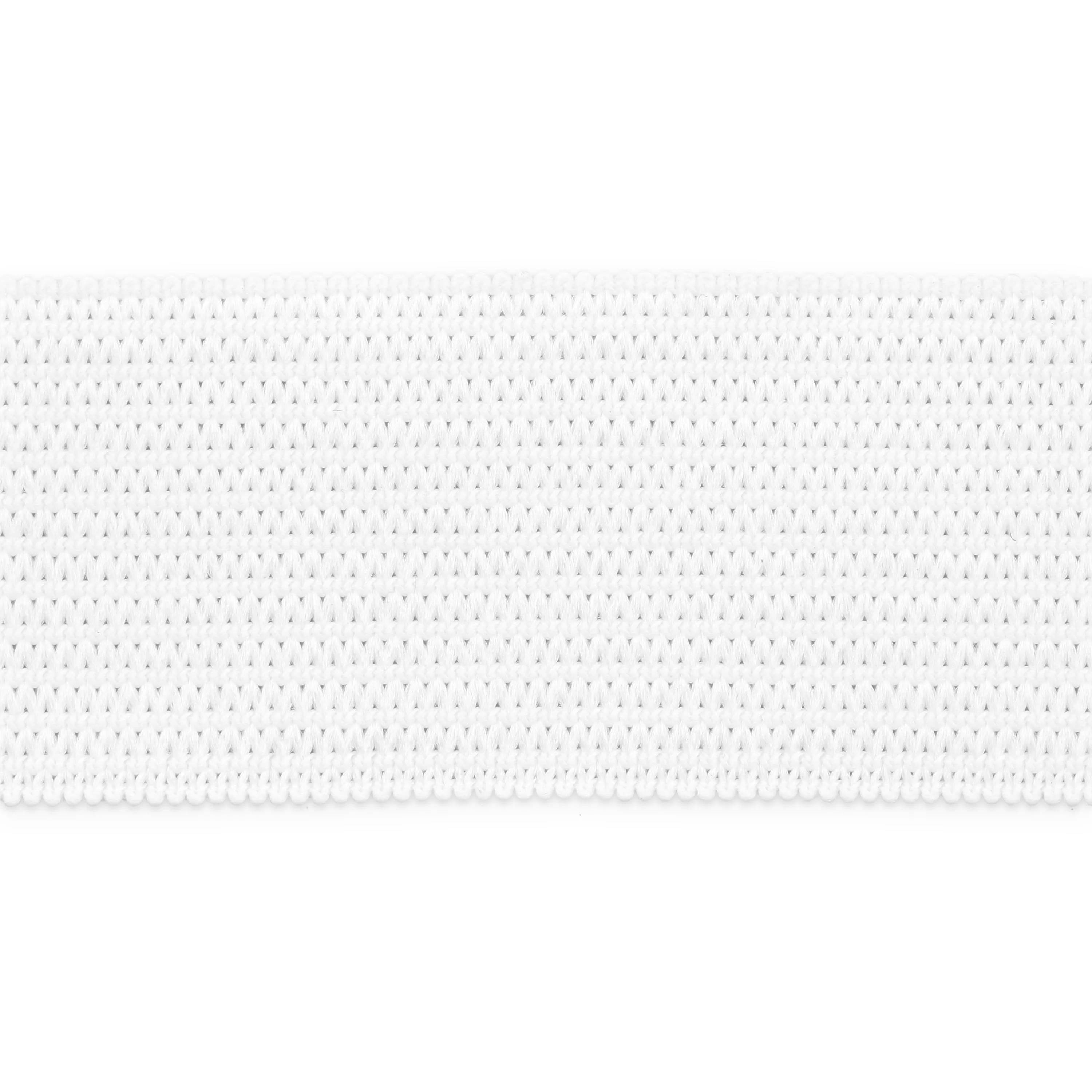 3/4" Knit Elastic, White, 3 yd - Image 3