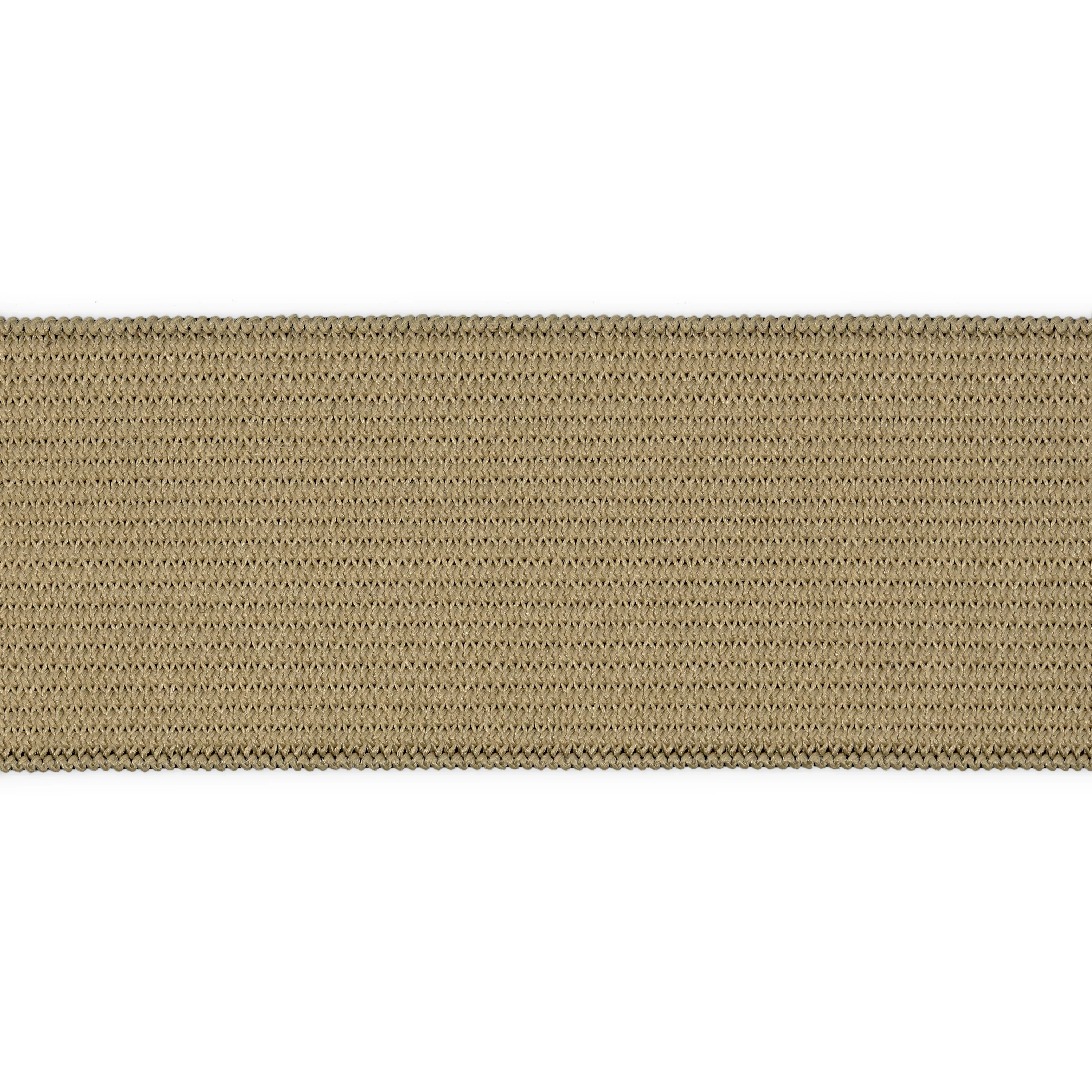 1" Knit Elastic, Khaki, 3 yd - Image 3