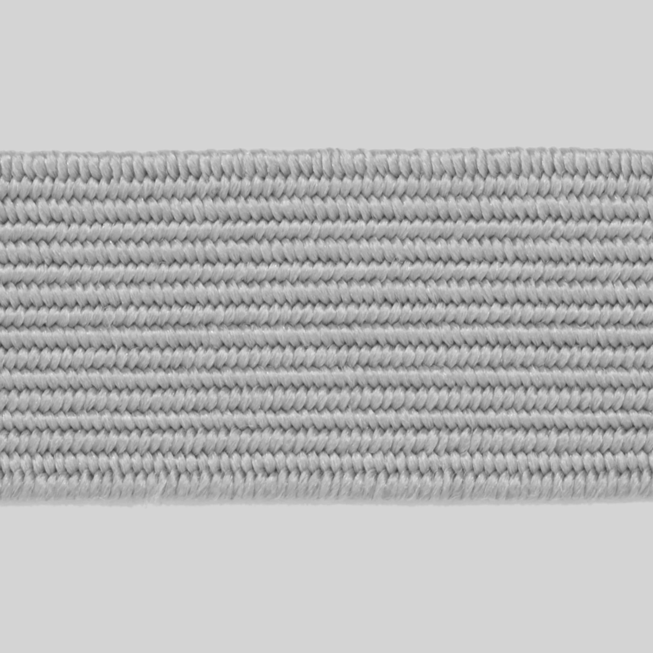 1/2" Gray Braided Elastic, 9 yd - Image 4