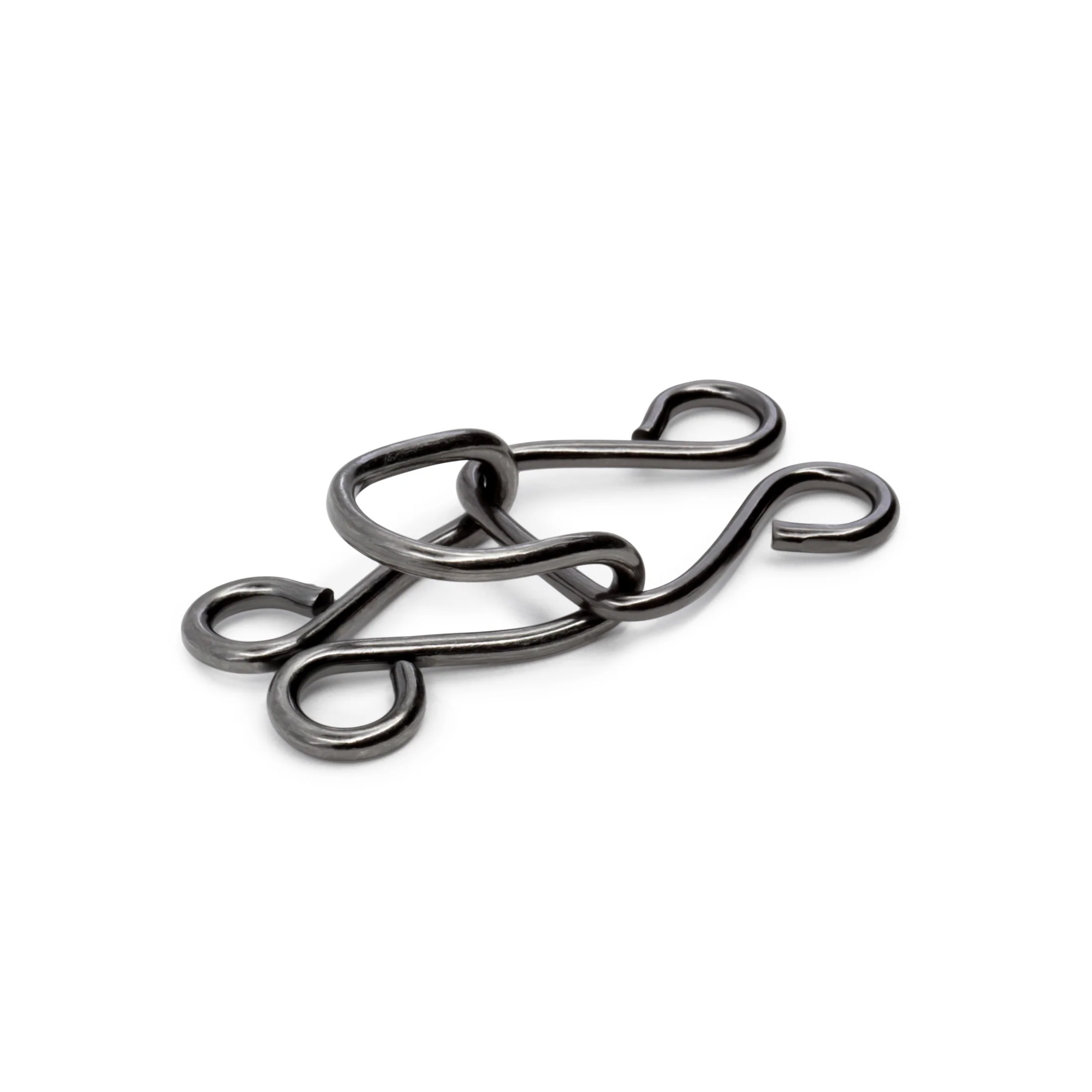 Hooks & Eyes, 3 pc, Black - Image 2