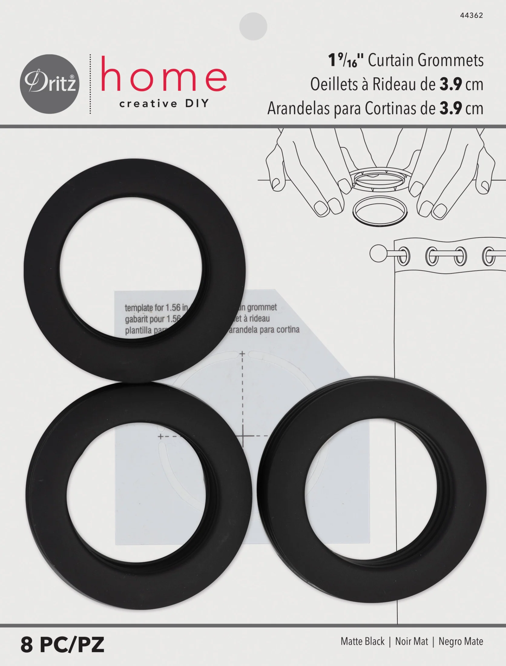 1-9/16" Curtain Grommets, 8 Sets - Image 13