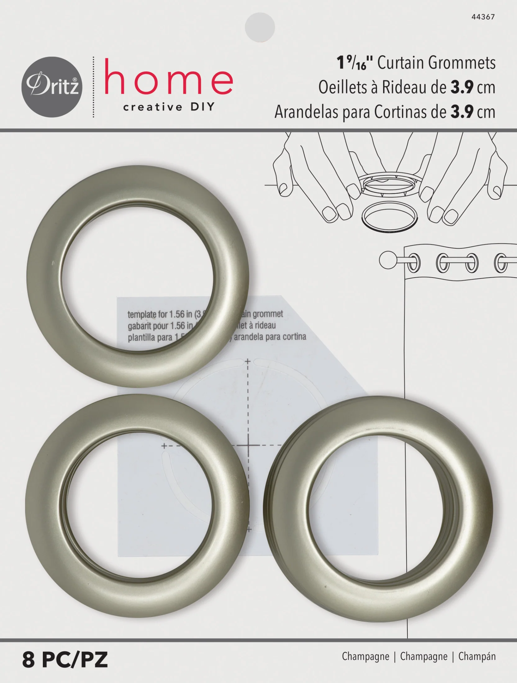 1-9/16" Curtain Grommets, 8 Sets - Image 43