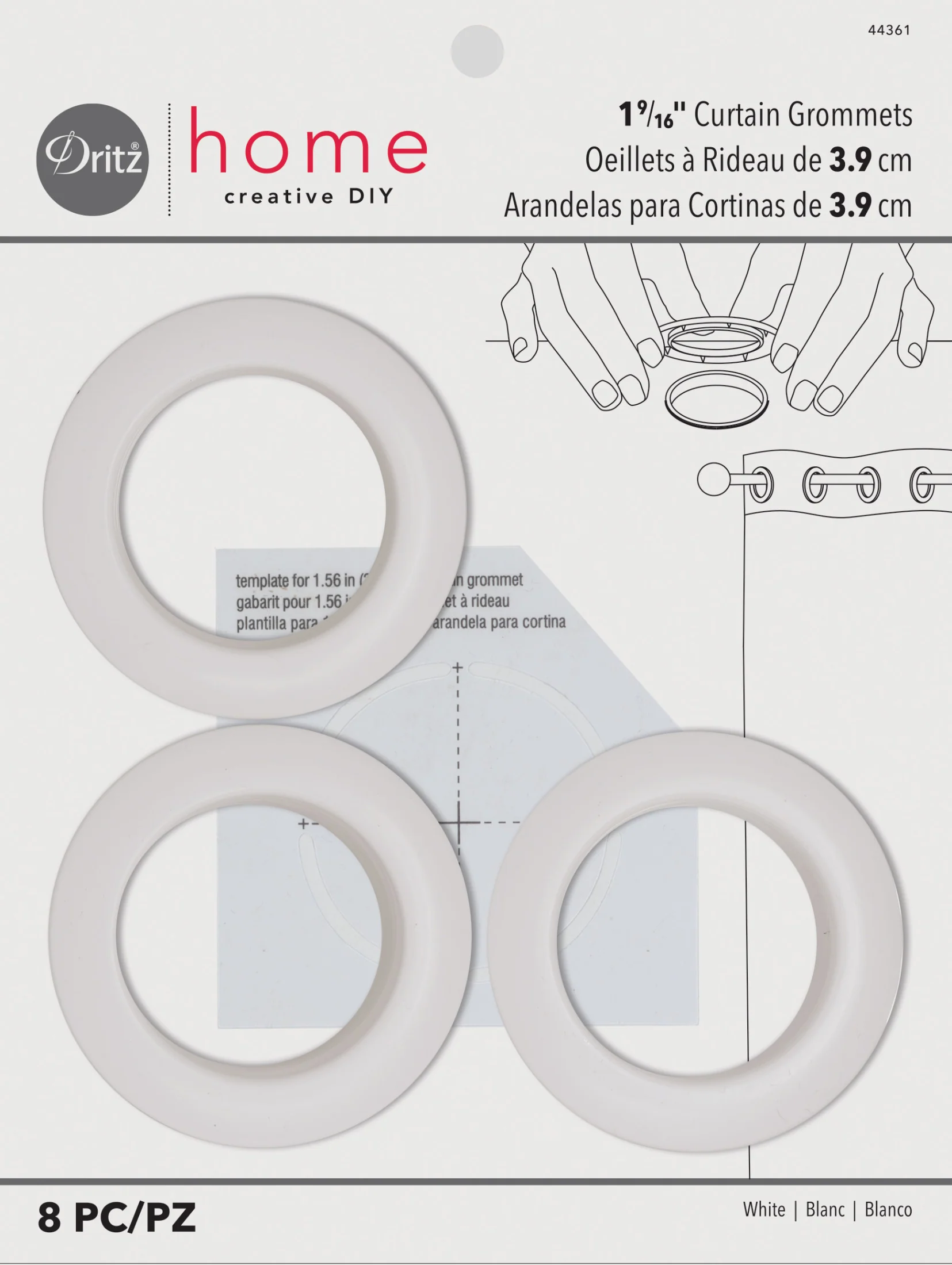 1-9/16" Curtain Grommets, 8 Sets - Image 7
