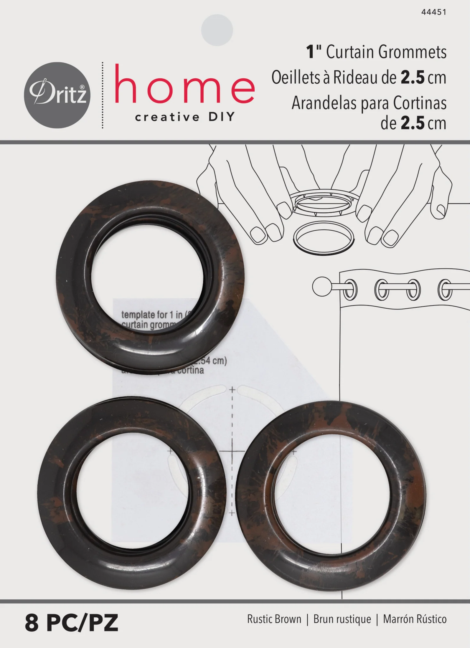 1" Curtain Grommets, 8 Sets - Image 31