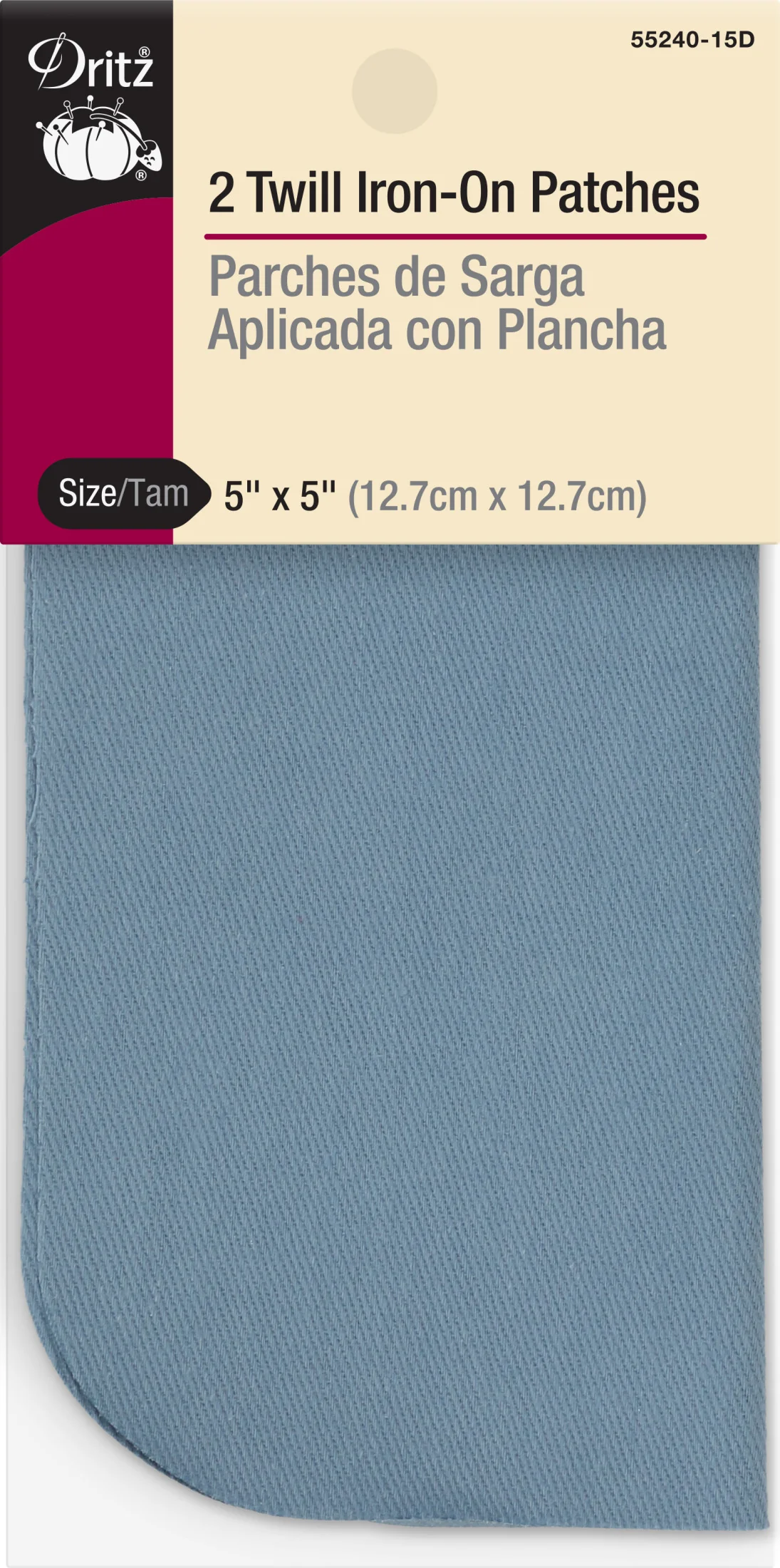 Twill Iron-On Patches, 5" x 5", 2 pc - Image 11
