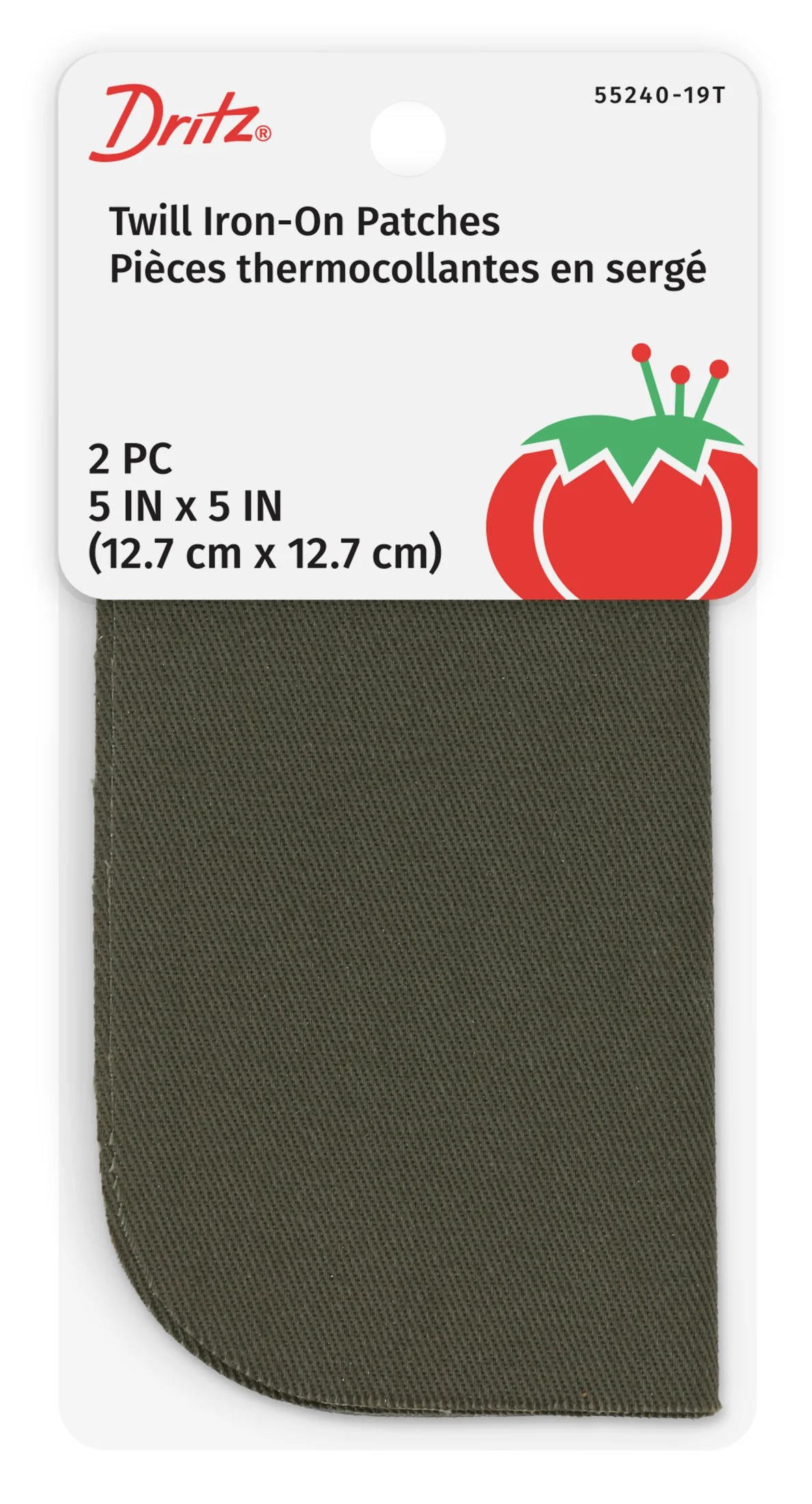 Twill Iron-On Patches, 5" x 5", 2 pc - Image 16