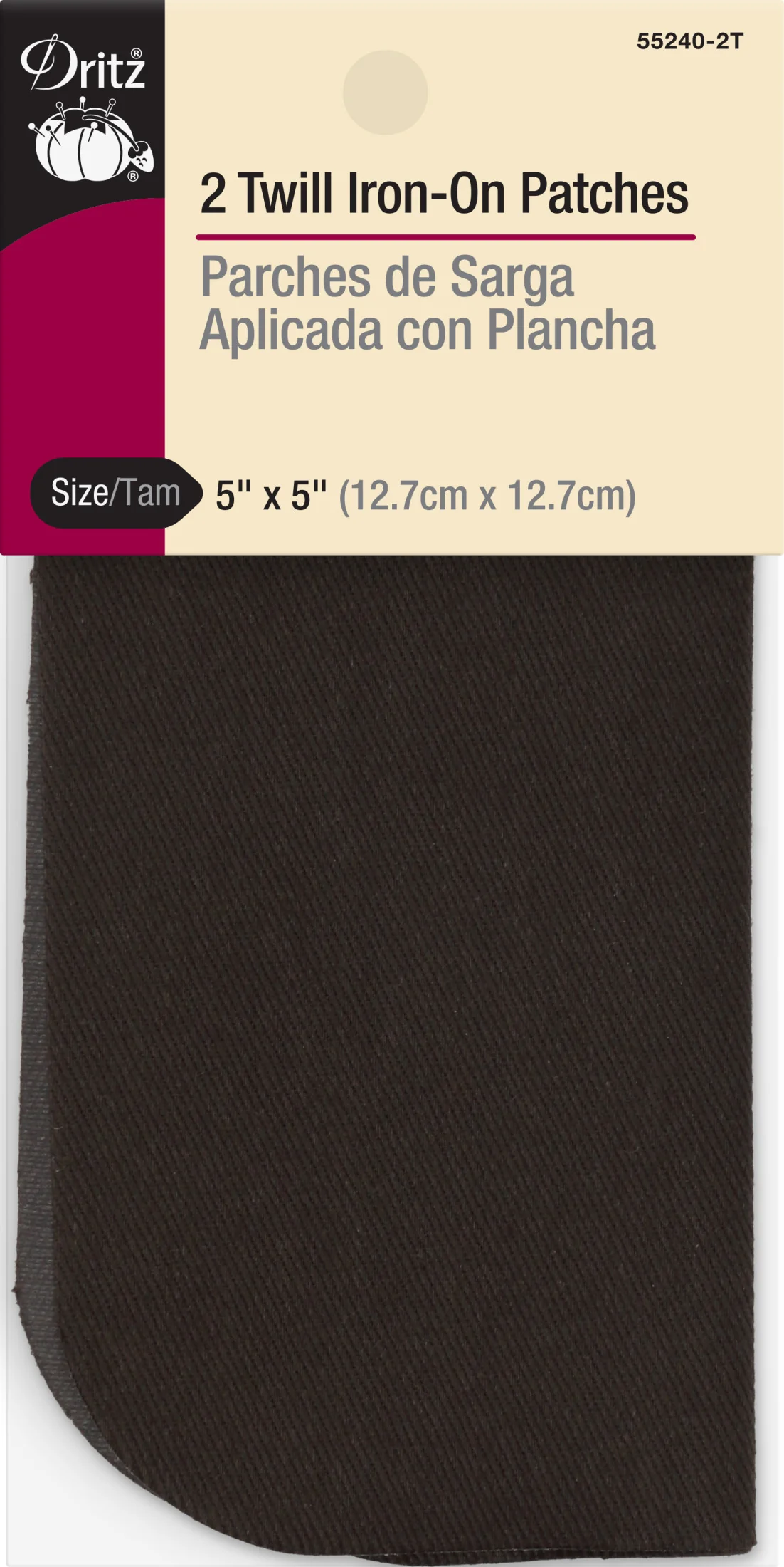 Twill Iron-On Patches, 5" x 5", 2 pc - Image 25