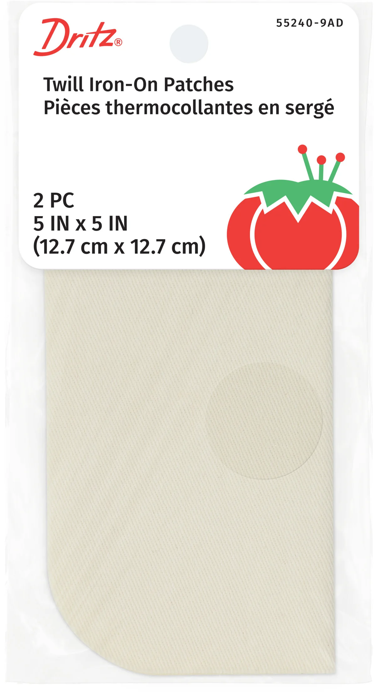 Twill Iron-On Patches, 5" x 5", 2 pc - Image 30